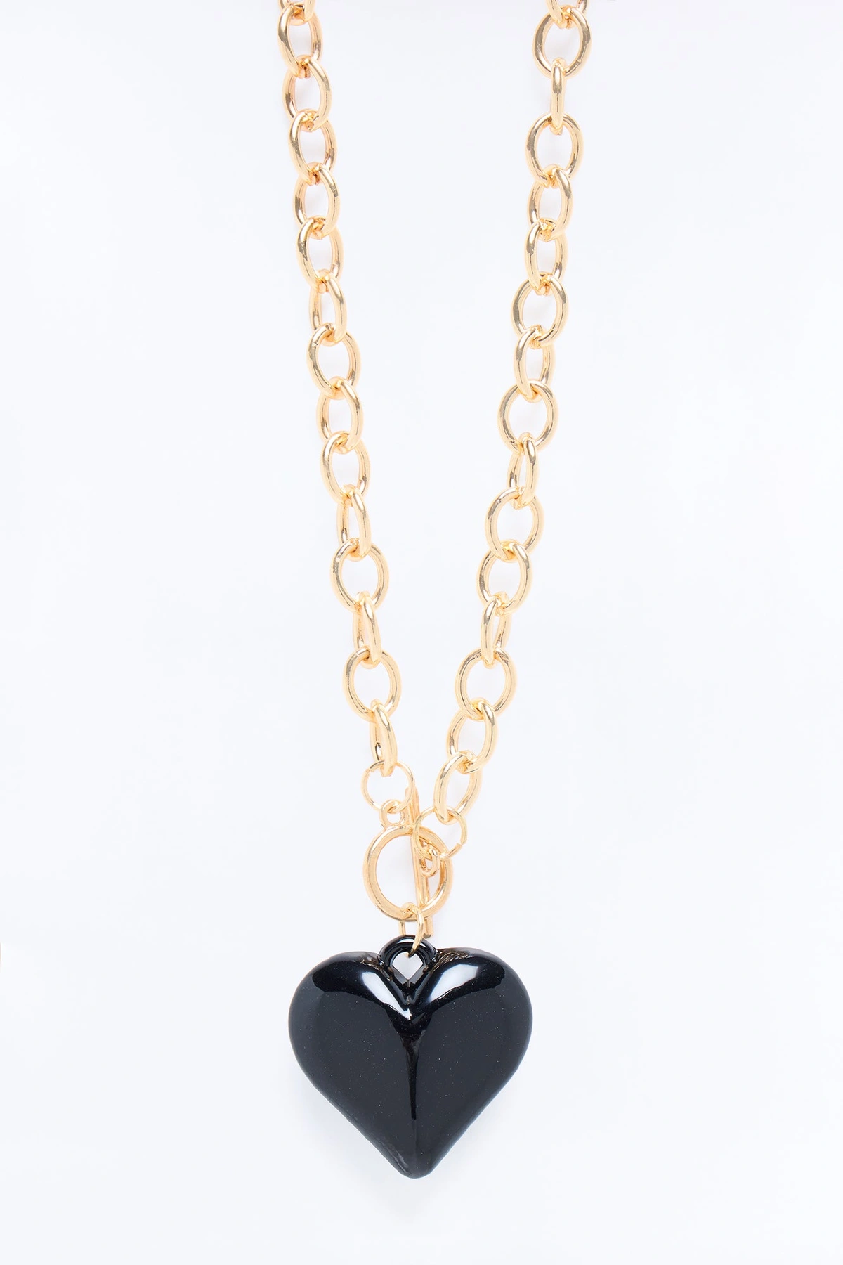 Wicked Love Necklace - Black/Gold — Preto/Dourado