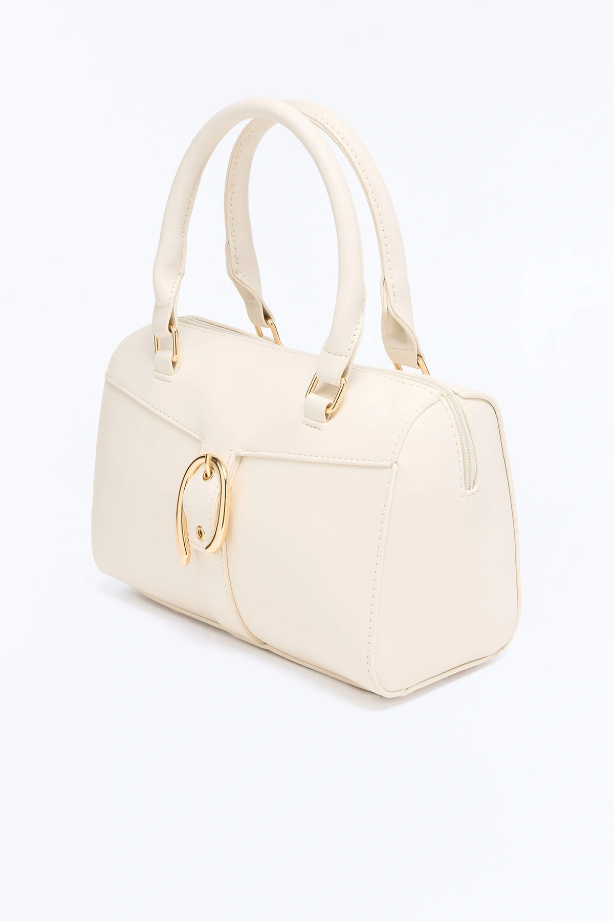 On My Good Side Faux Leather Handbag - Ivory — Marfim
