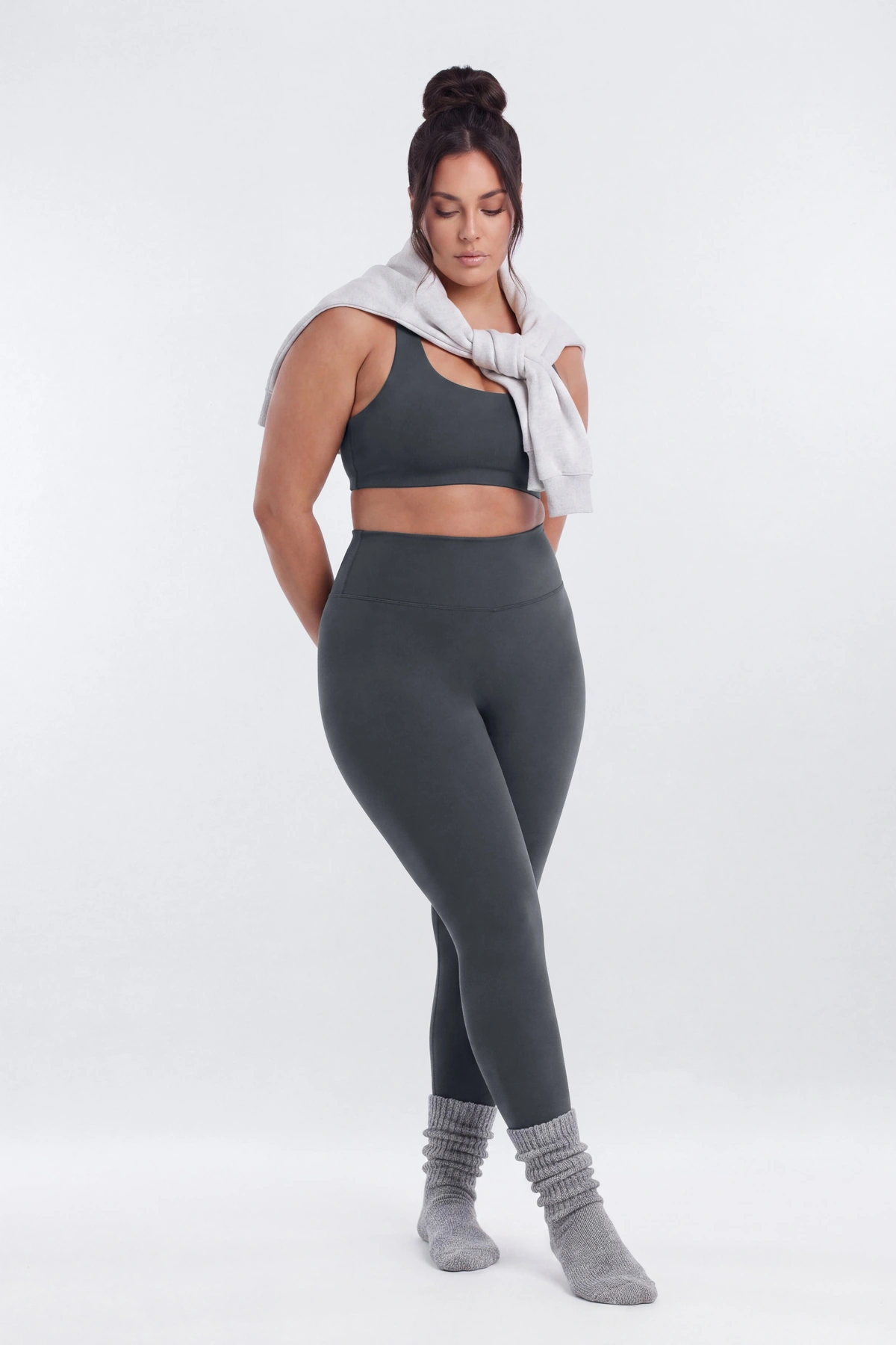 CloudForm™ 25″ High Rise Legging - Carbon — Carbon