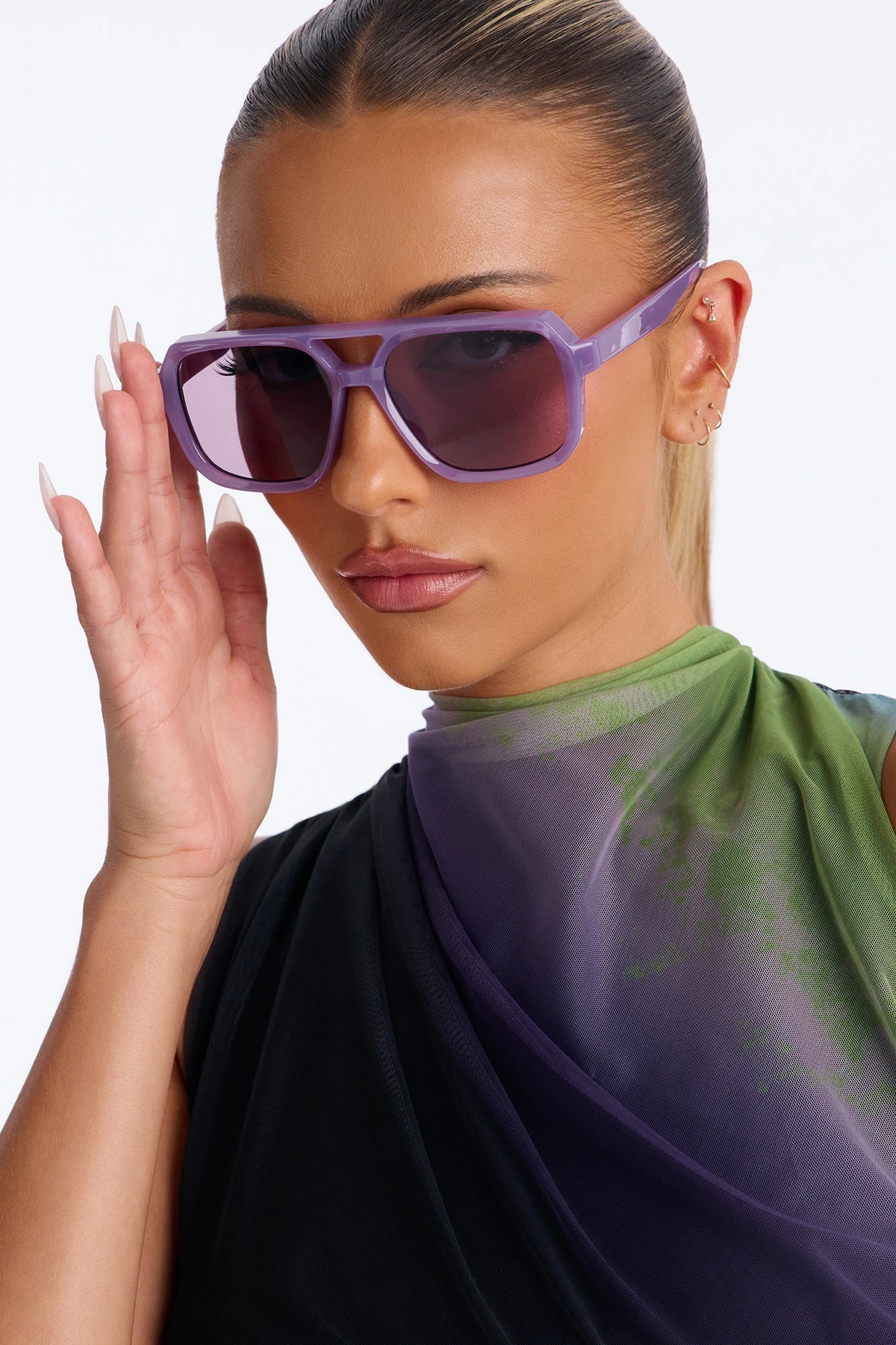 Easy Life Sunglasses - Purple — Roxo