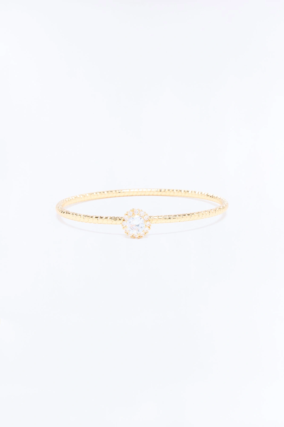 Cubic Zirconia Everlasting Glow Bracelet - Gold — Dourado