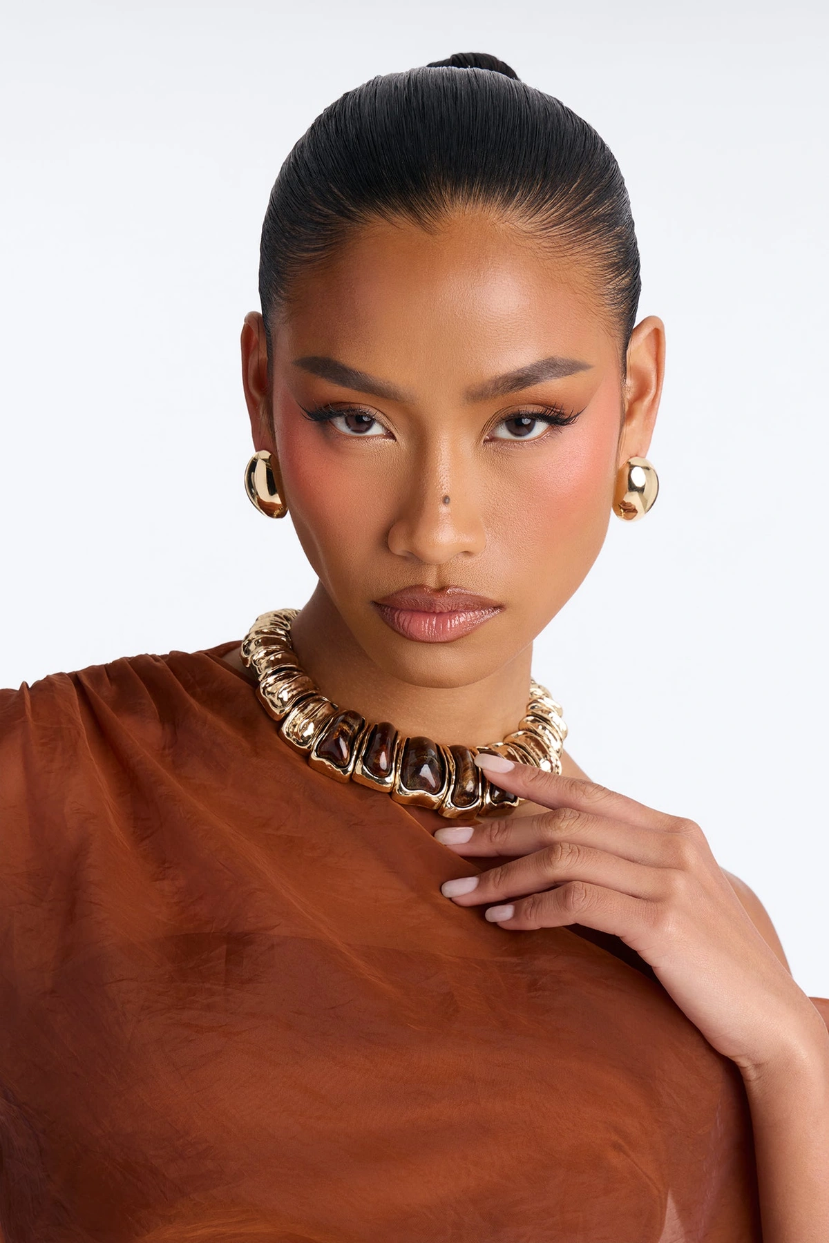 Isle Zen Necklace - Gold/combo — Dourado/combinação