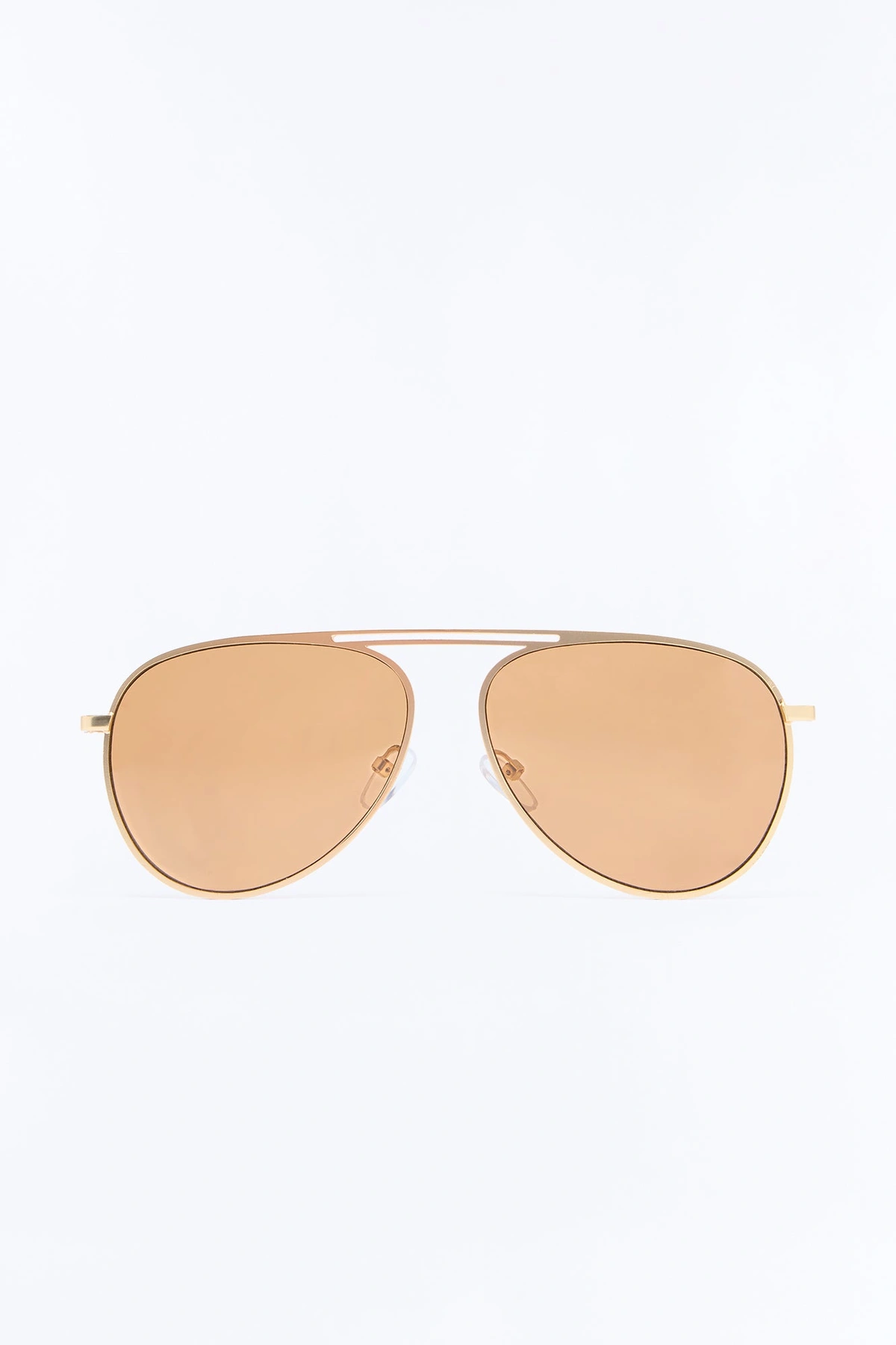 Off Golden Street Sunglasses - Gold/Brown — Dourado/Castanho