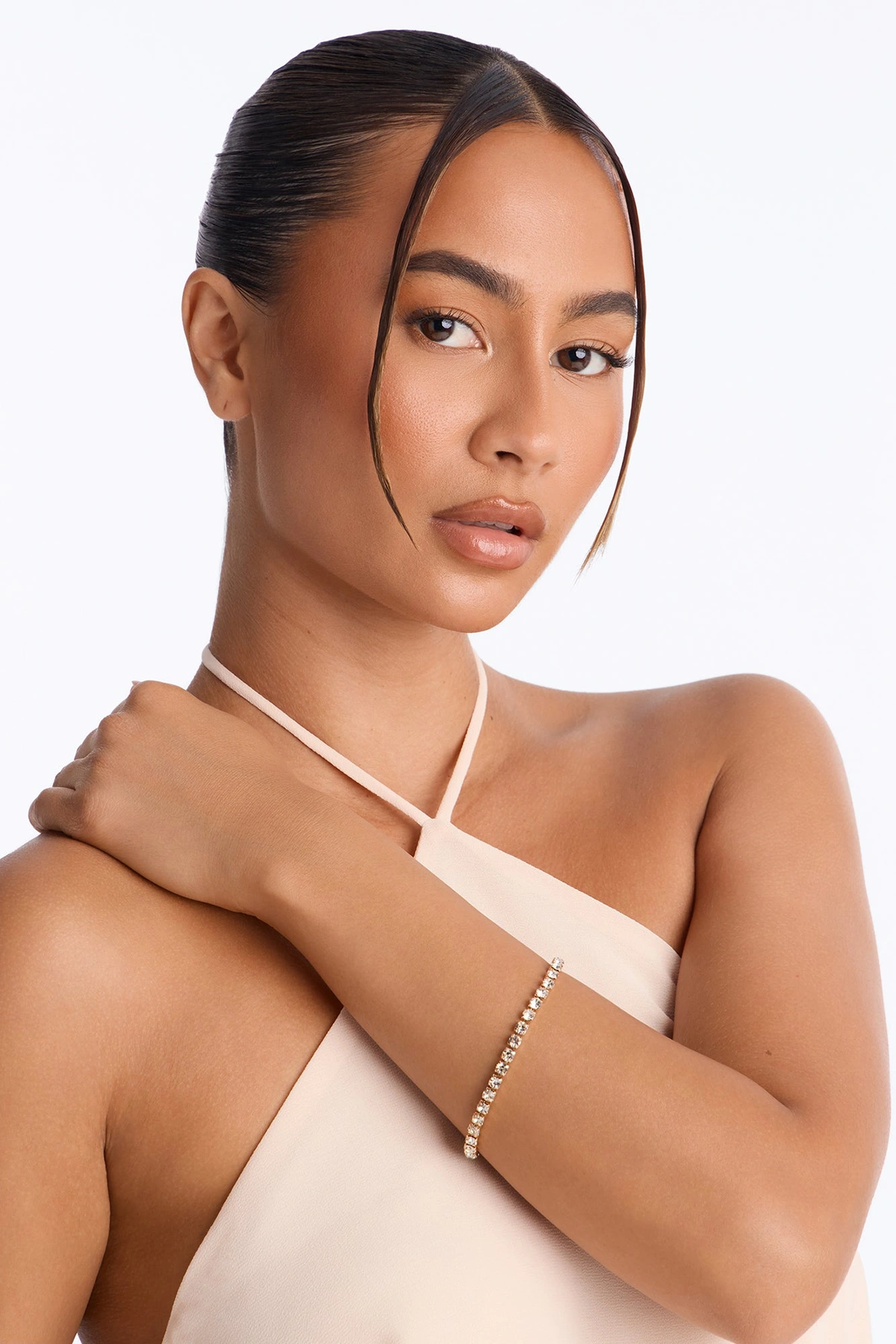 Divine Tennis Bracelet - Gold — Dourado