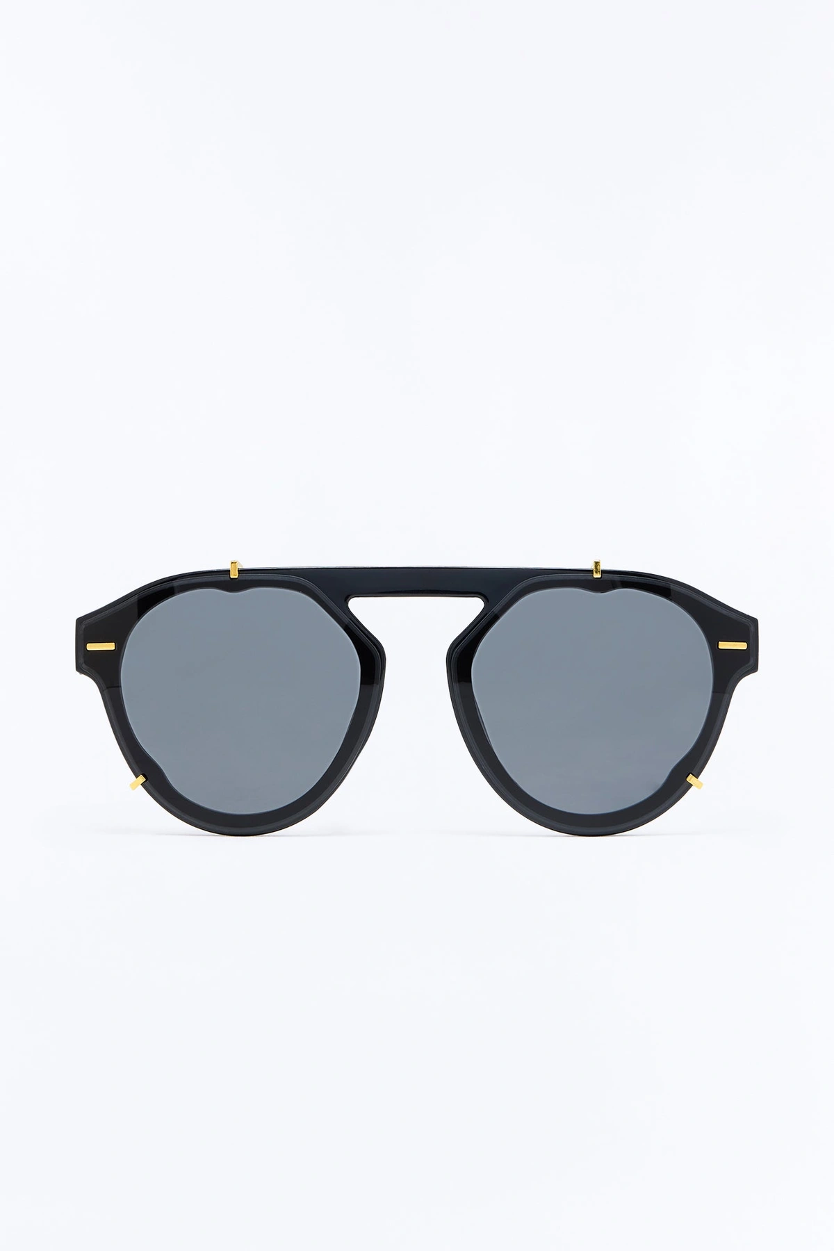 Rosa Aura Sunglasses - Black — Preto