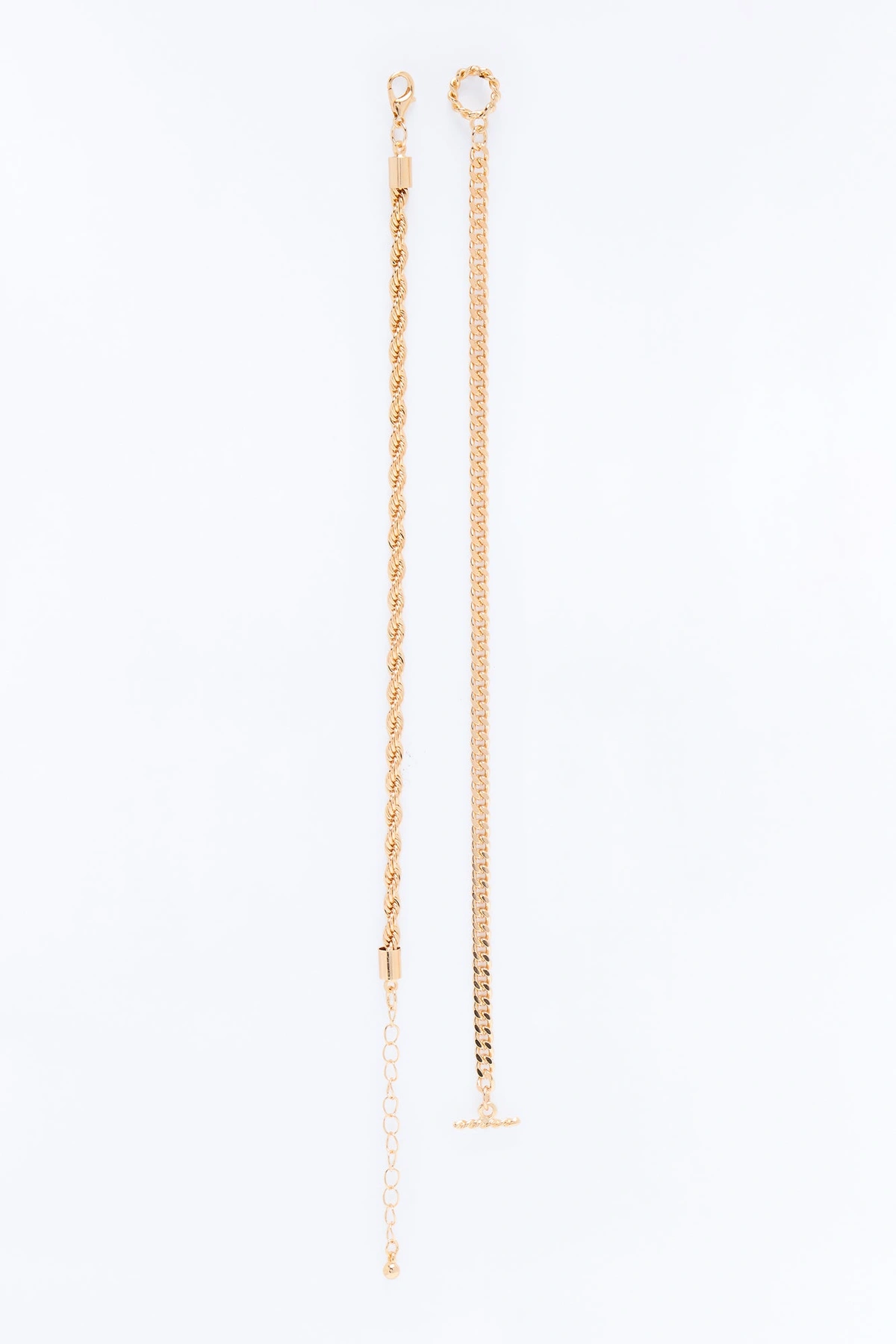 Weekend Things 2 Piece Anklet Set - Gold — Dourado