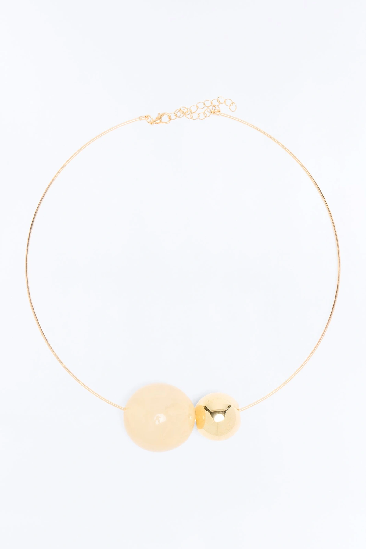 Pearl Please Choker Necklace - Gold/combo — Dourado/combinação