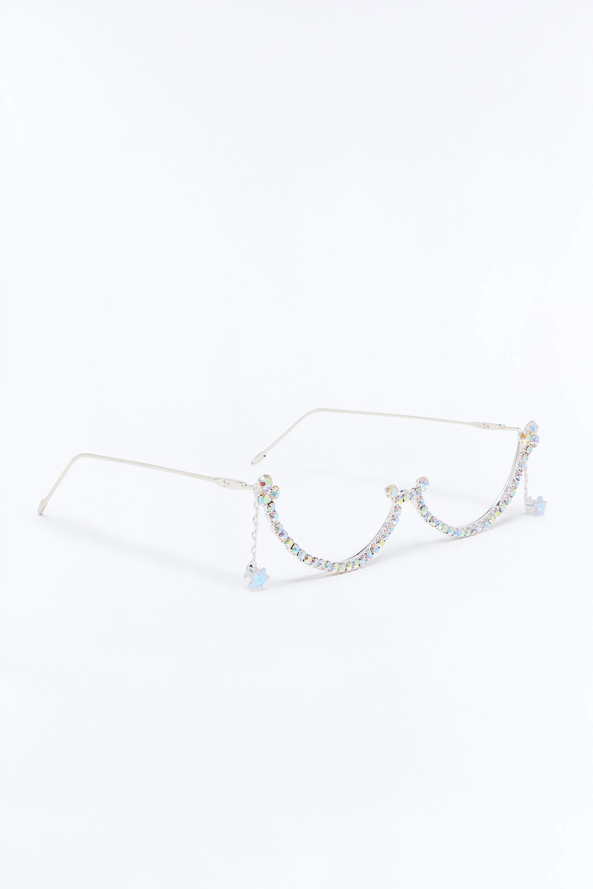 Halo Rave Mode Sunglasses - Silver — Prateado