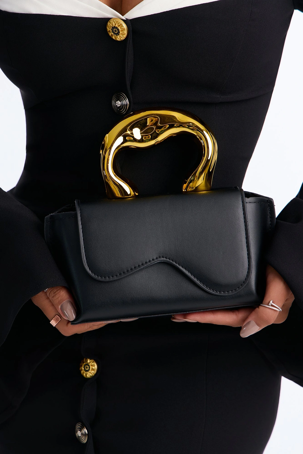 Vivienne Crossbody Bag - Black — Preto