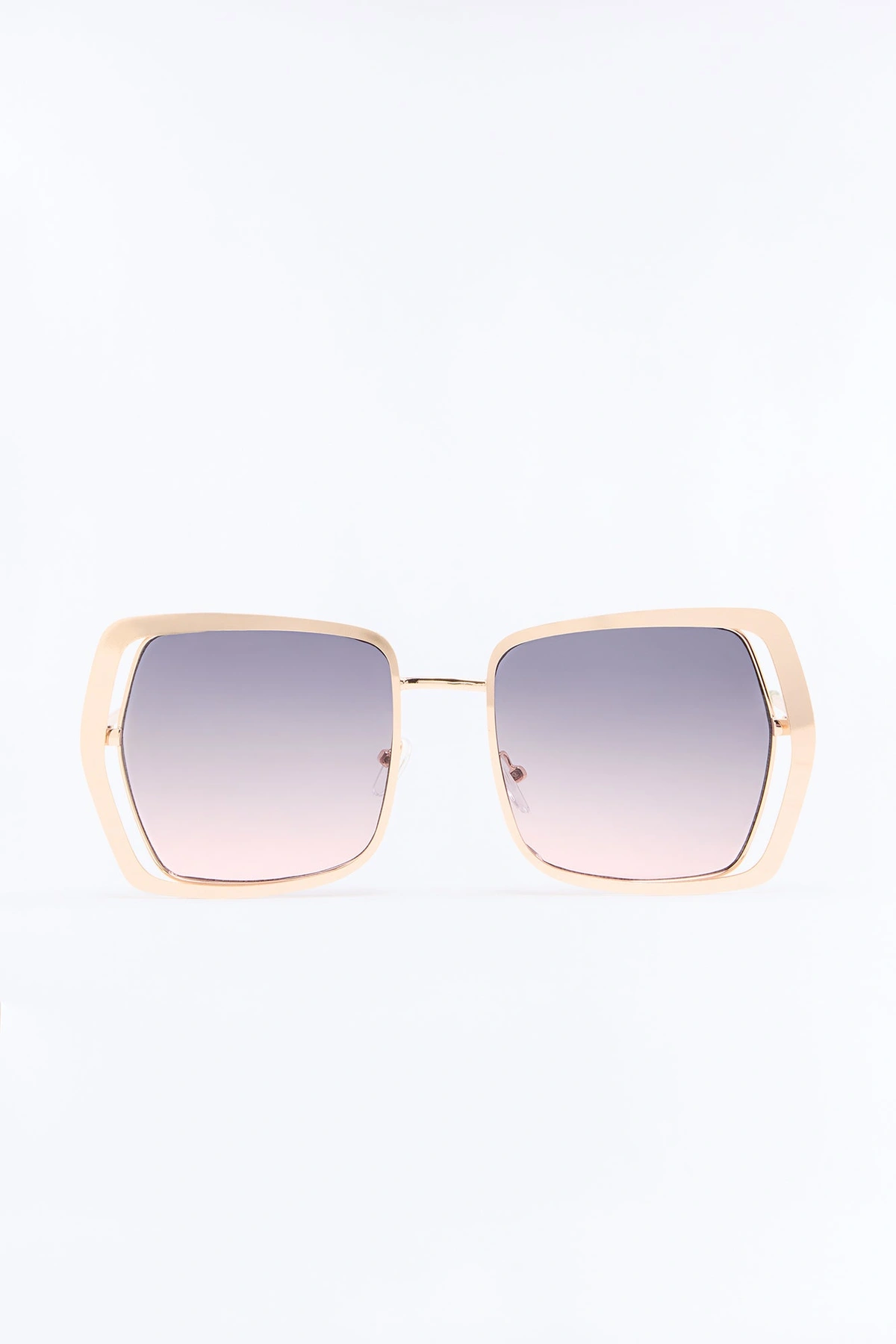 Retro Rebel Sunglasses - Gold/Pink — Dourado/Rosa
