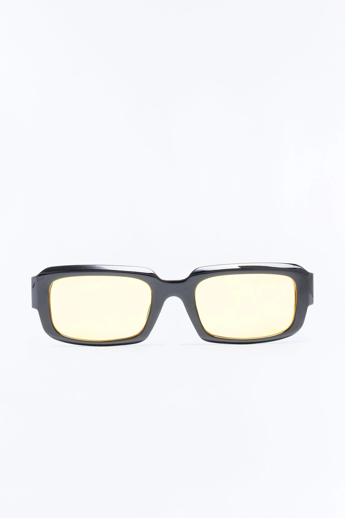 Make You Believe Sunglasses - Black/Yellow — Preto/Amarelo
