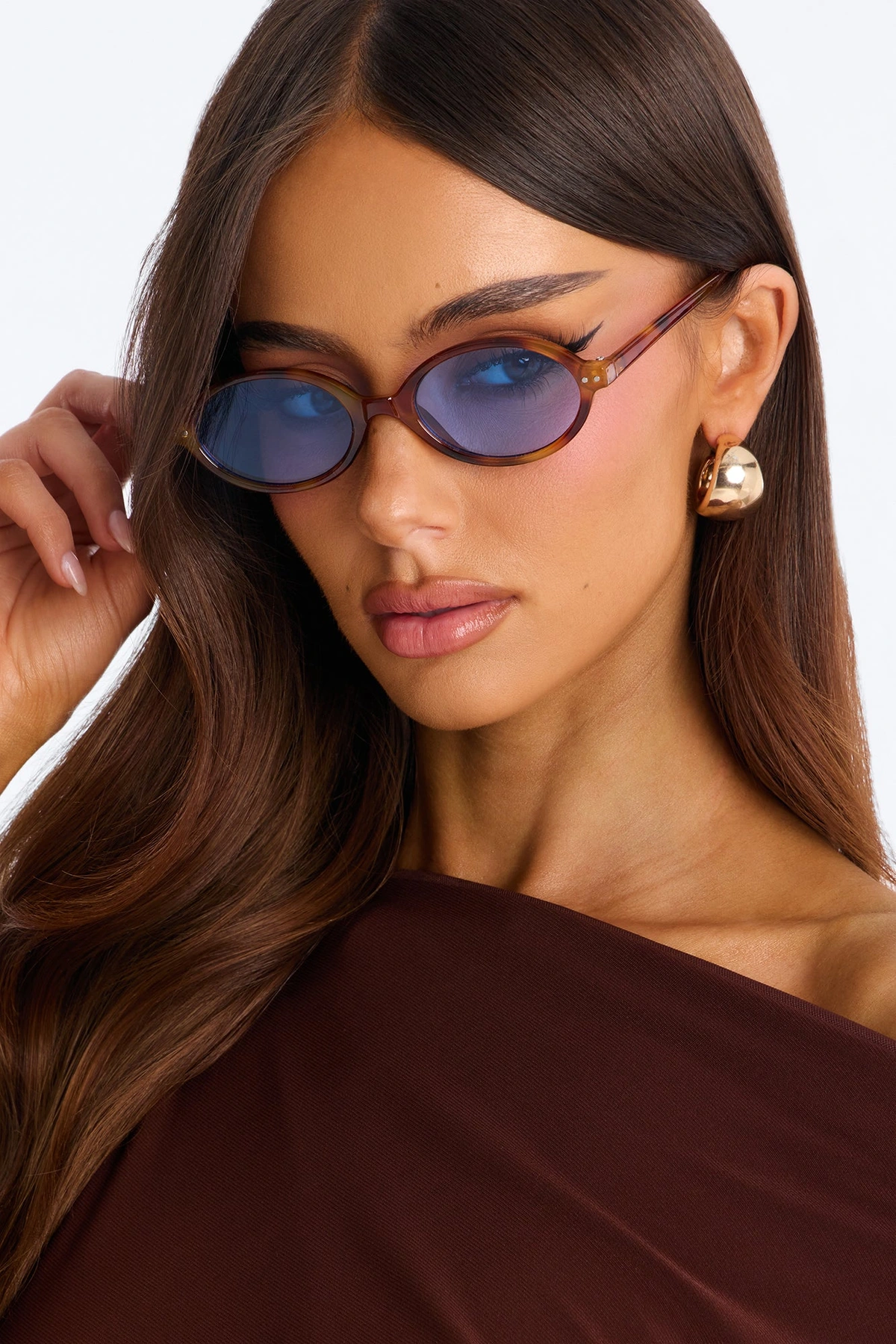 Need To Step Out Sunglasses - Tortoise/Blue — Tortoise/Azul
