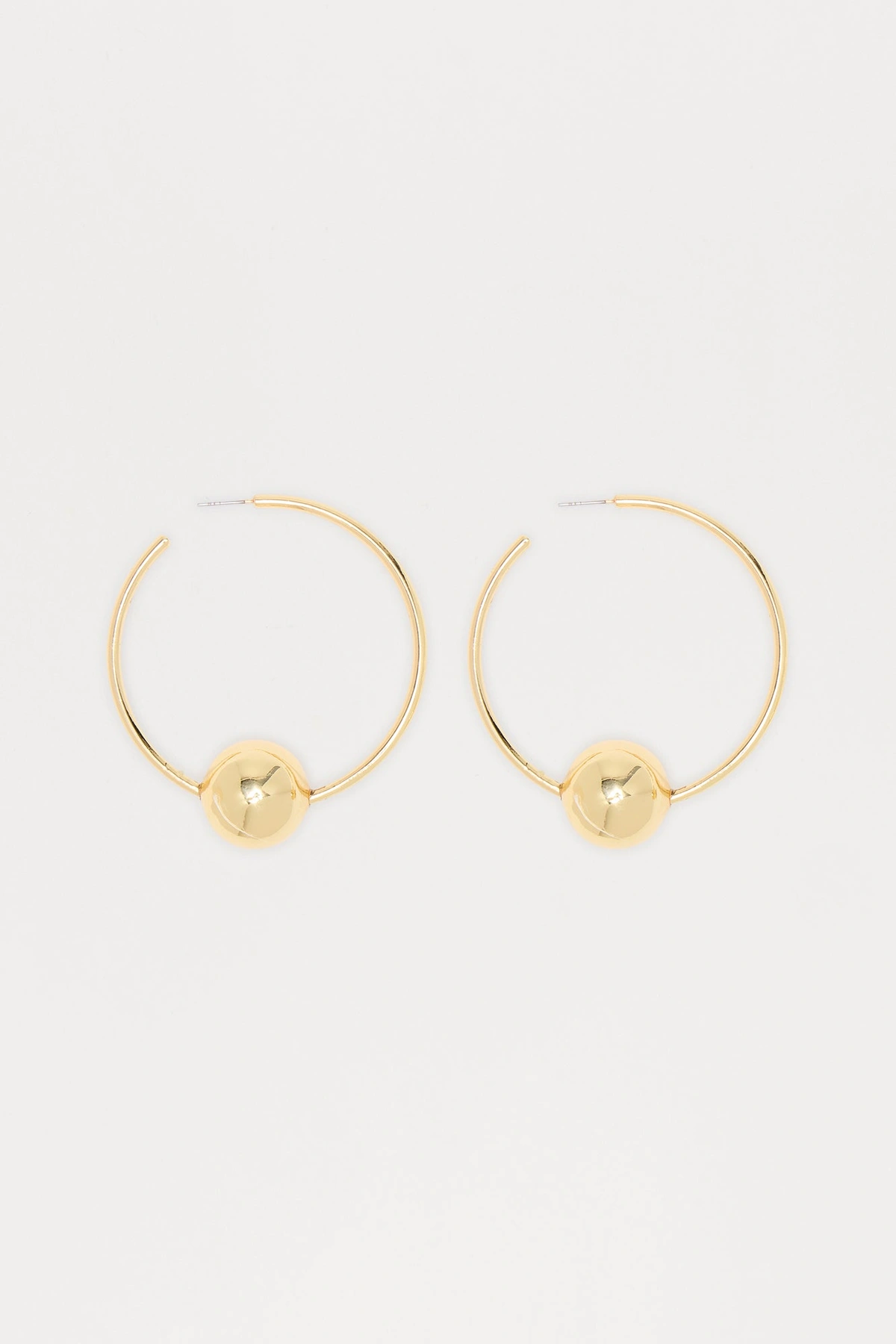 Miley Hoop Earrings - Gold — Dourado