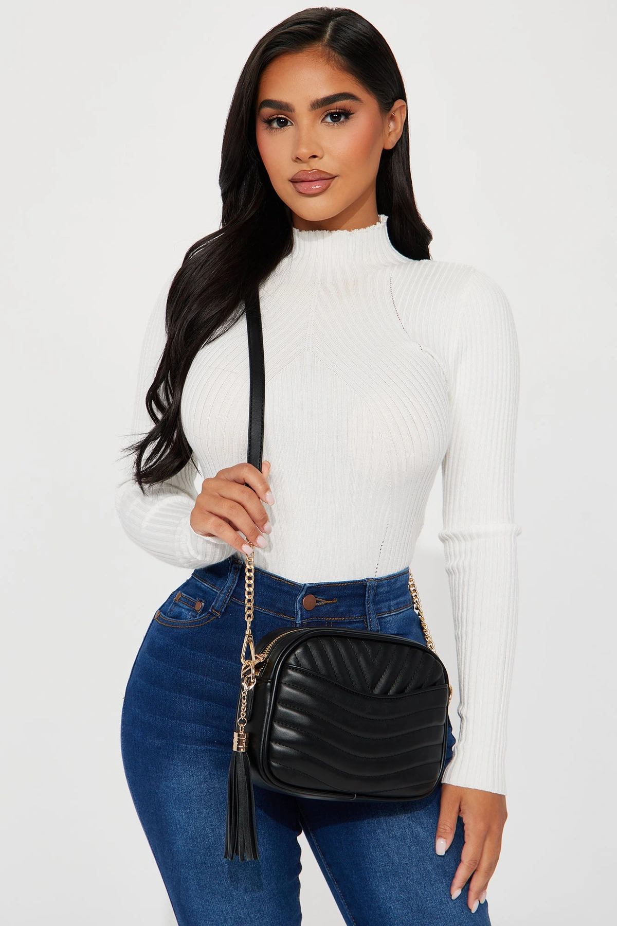 Your Necessity Crossbody Bag - Black — Preto