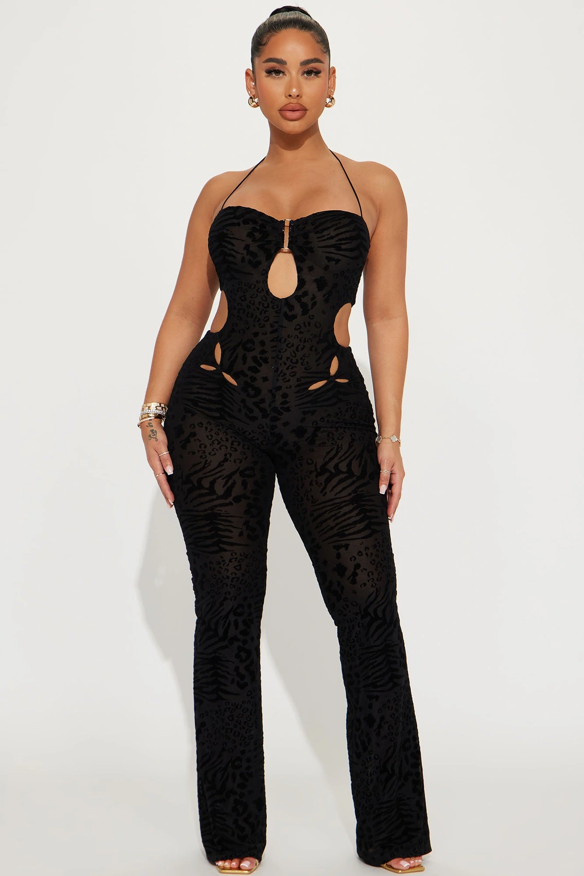 Bad Gal Jumpsuit - Black — Preto