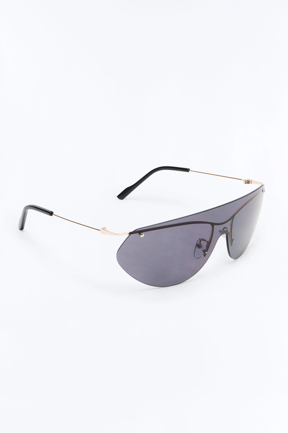 Coastline Vision Shield Sunglasses - Black — Preto