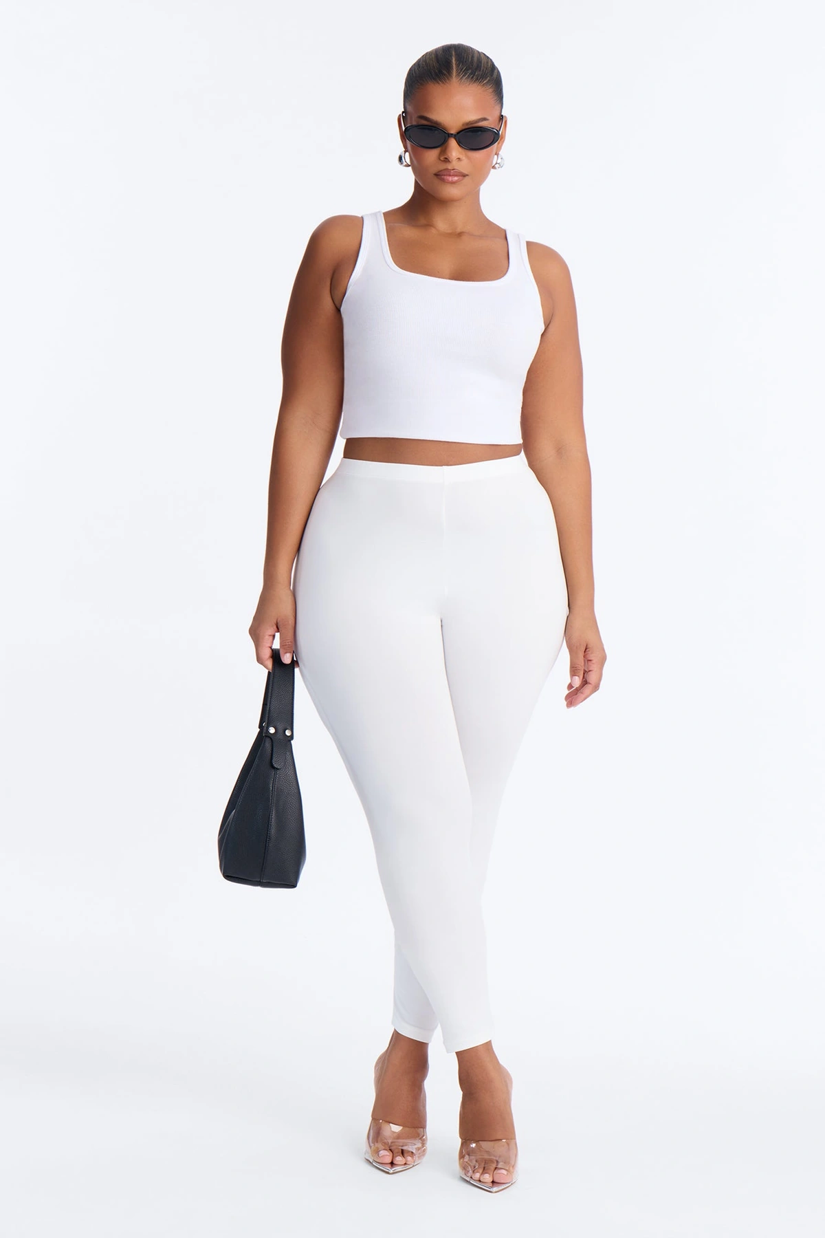 Almost Every Day Leggings - White — Branco