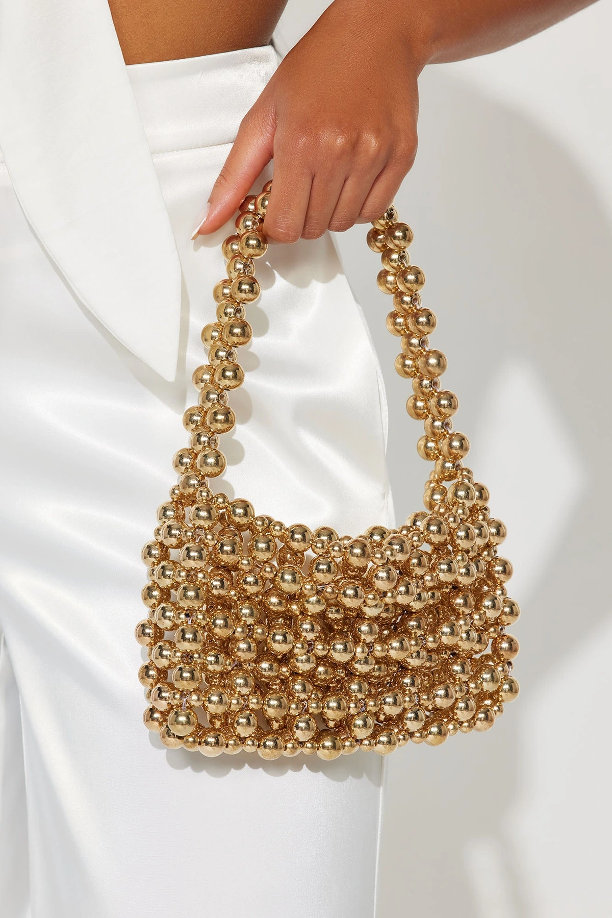 Double Bubble Fizz Handbag - Gold — Dourado