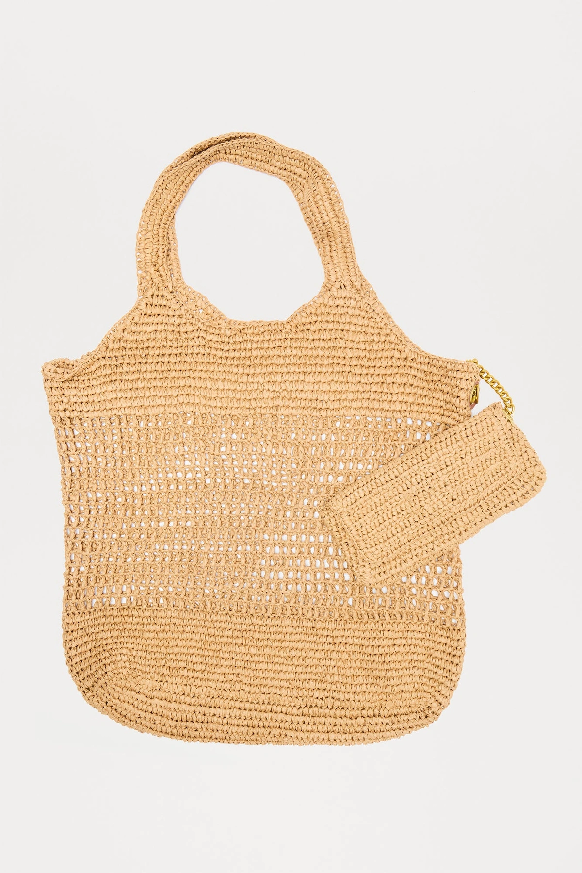 Sandy Toes Tote Bag - Tan — Castanho-claro