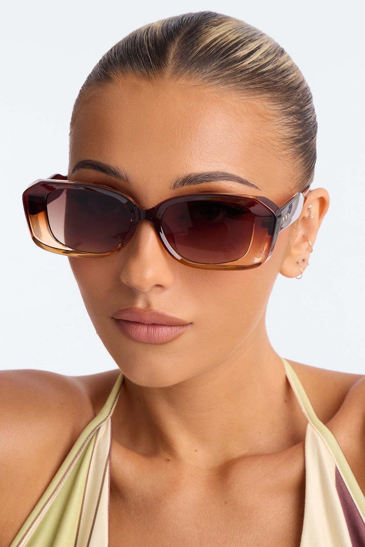 So Relaxed Sunglasses - Brown/combo — Castanho/combinação