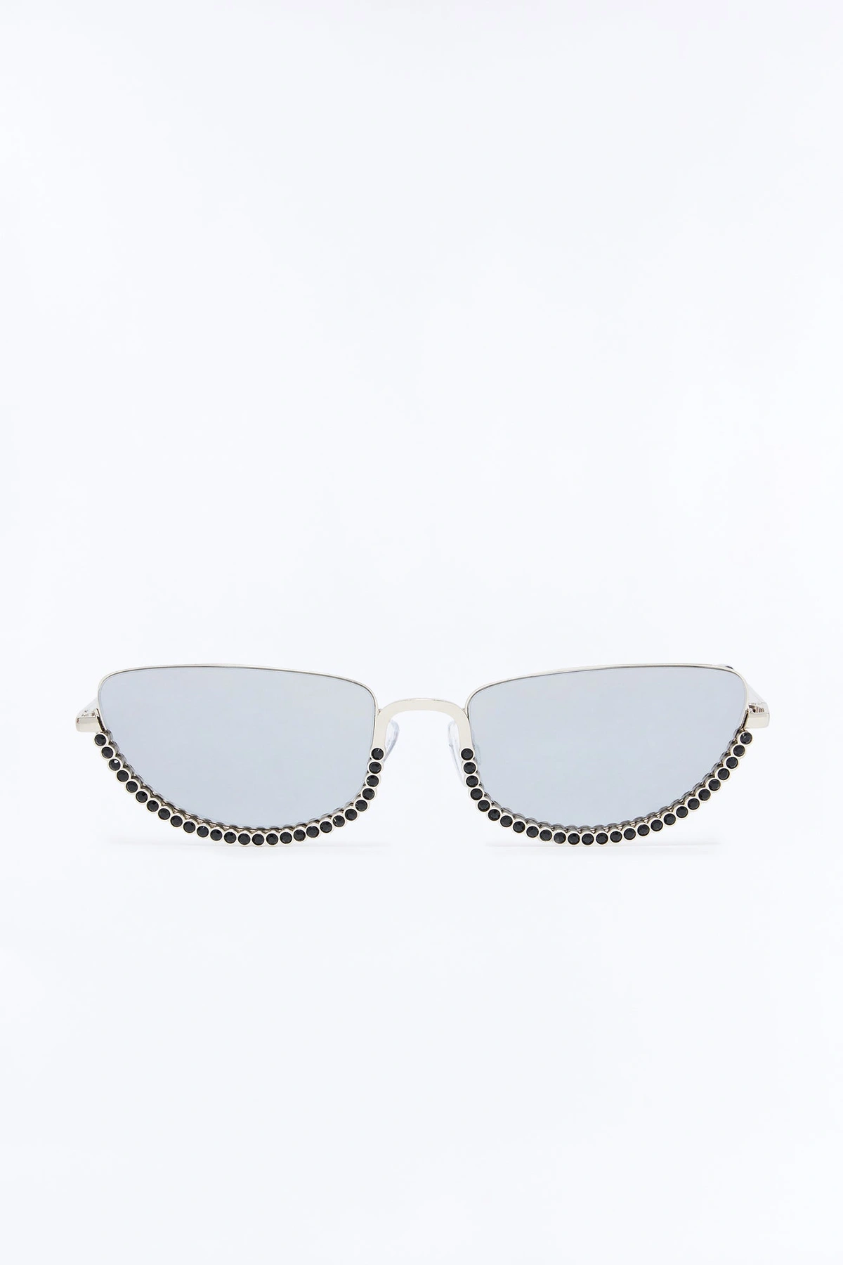 Pop Star Sunglasses - Silver/Black — Prateado/Preto