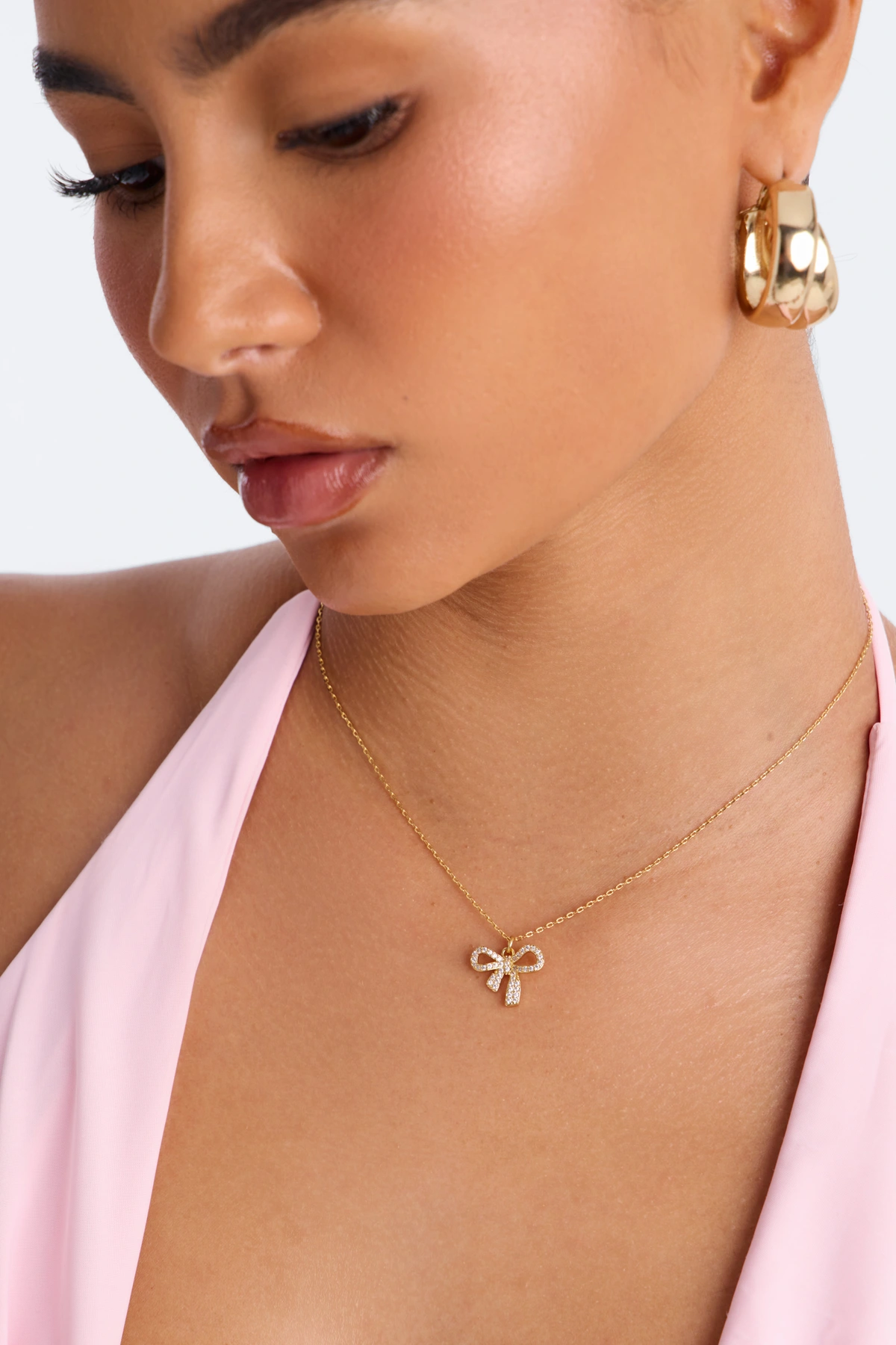 Darling Knot Pendant Necklace - Gold — Dourado