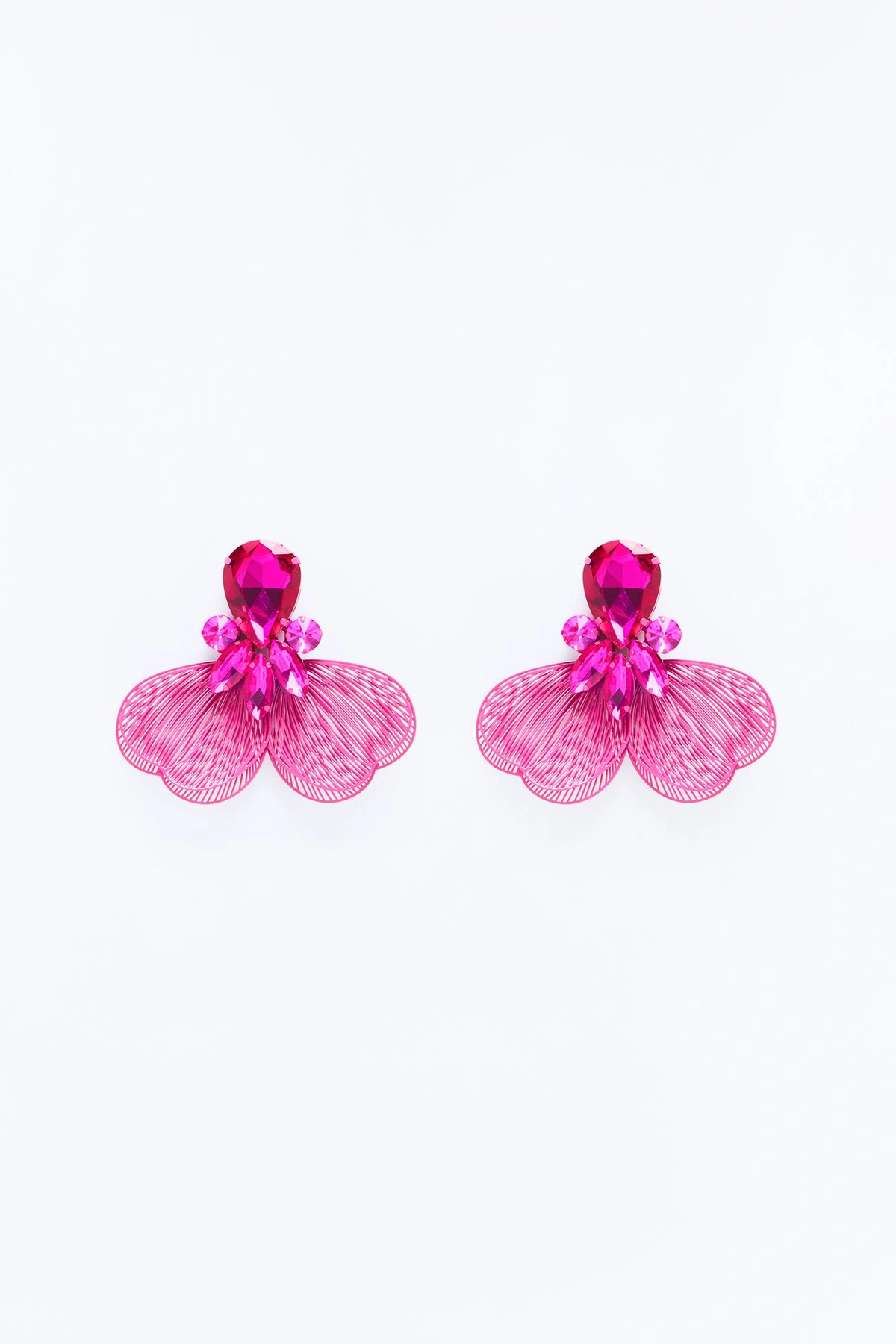 Sparked Moments Drop Earrings - Pink — Rosa