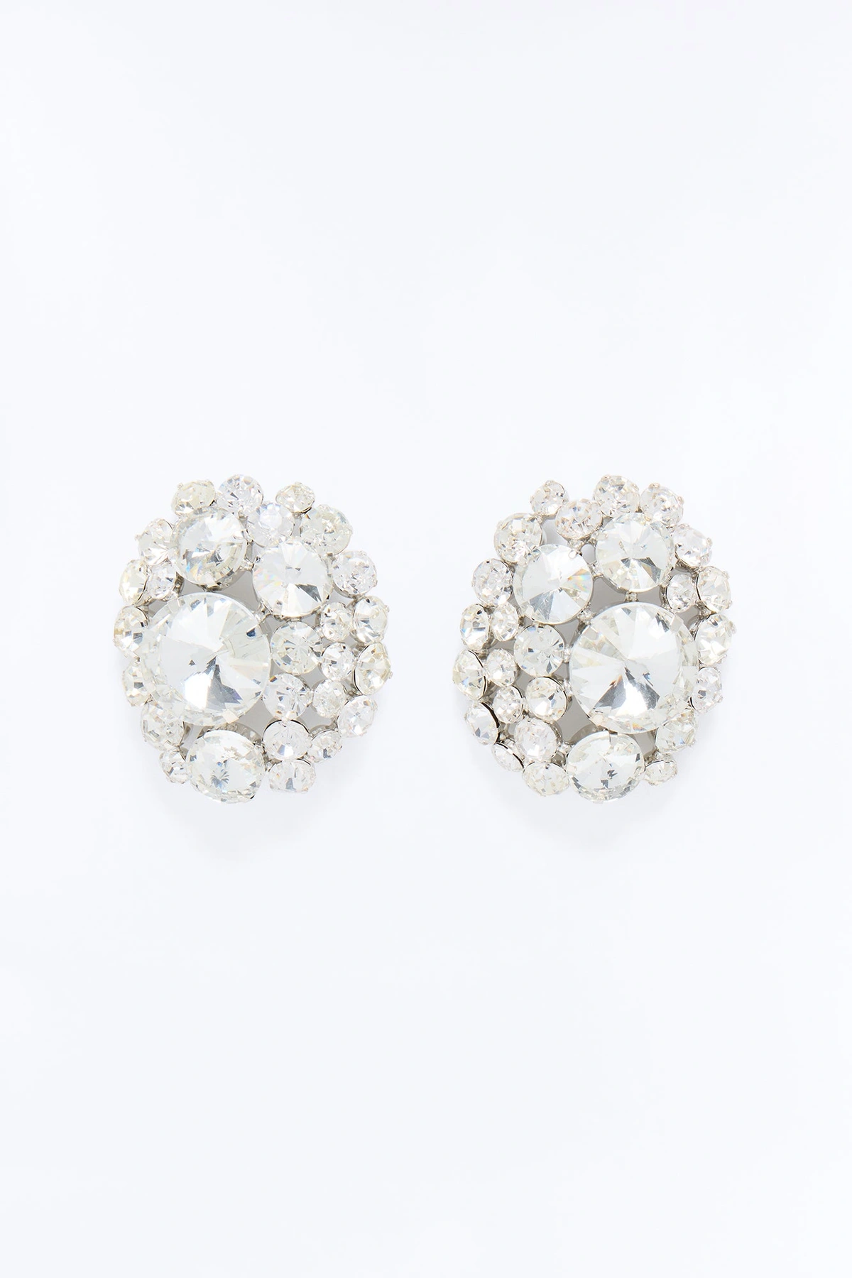 Outshining You Stud Earrings - Silver — Prateado
