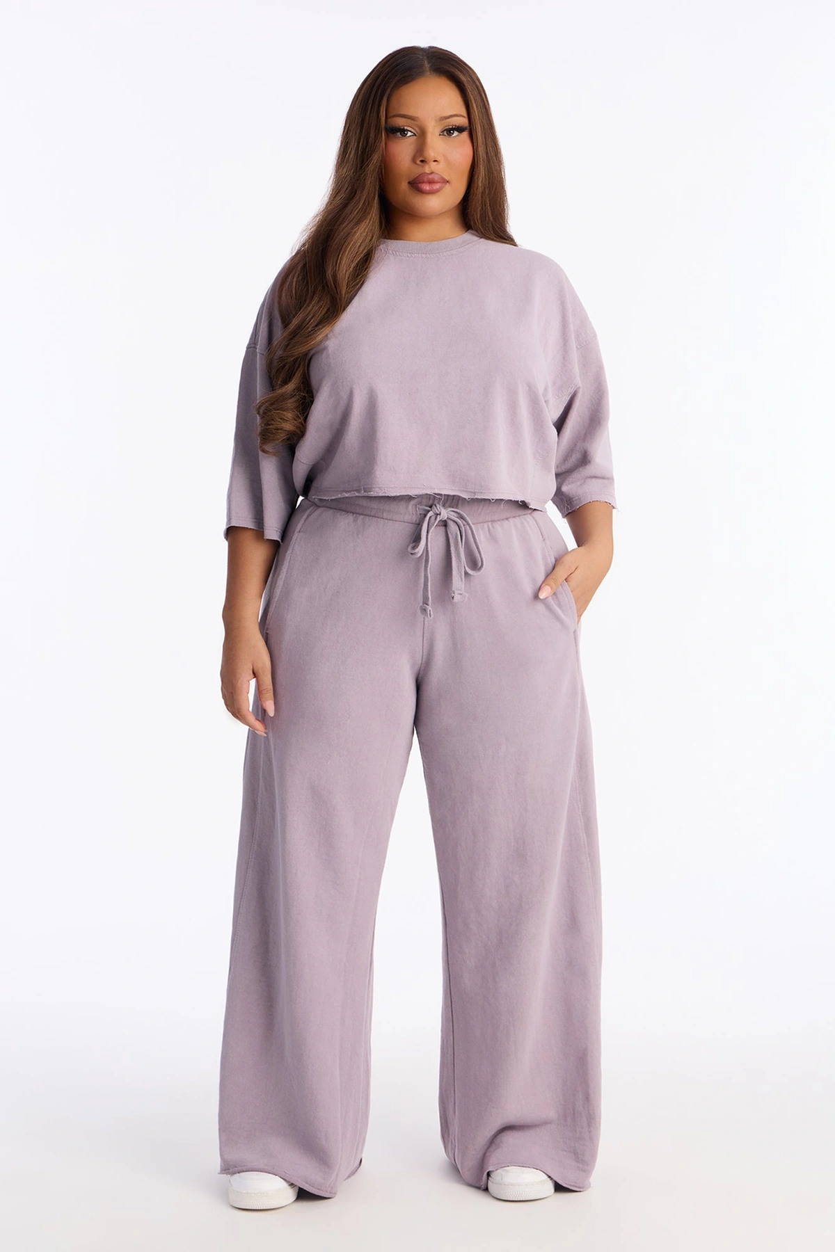 Strollin' Around Pant Set - Lilac — Lilás