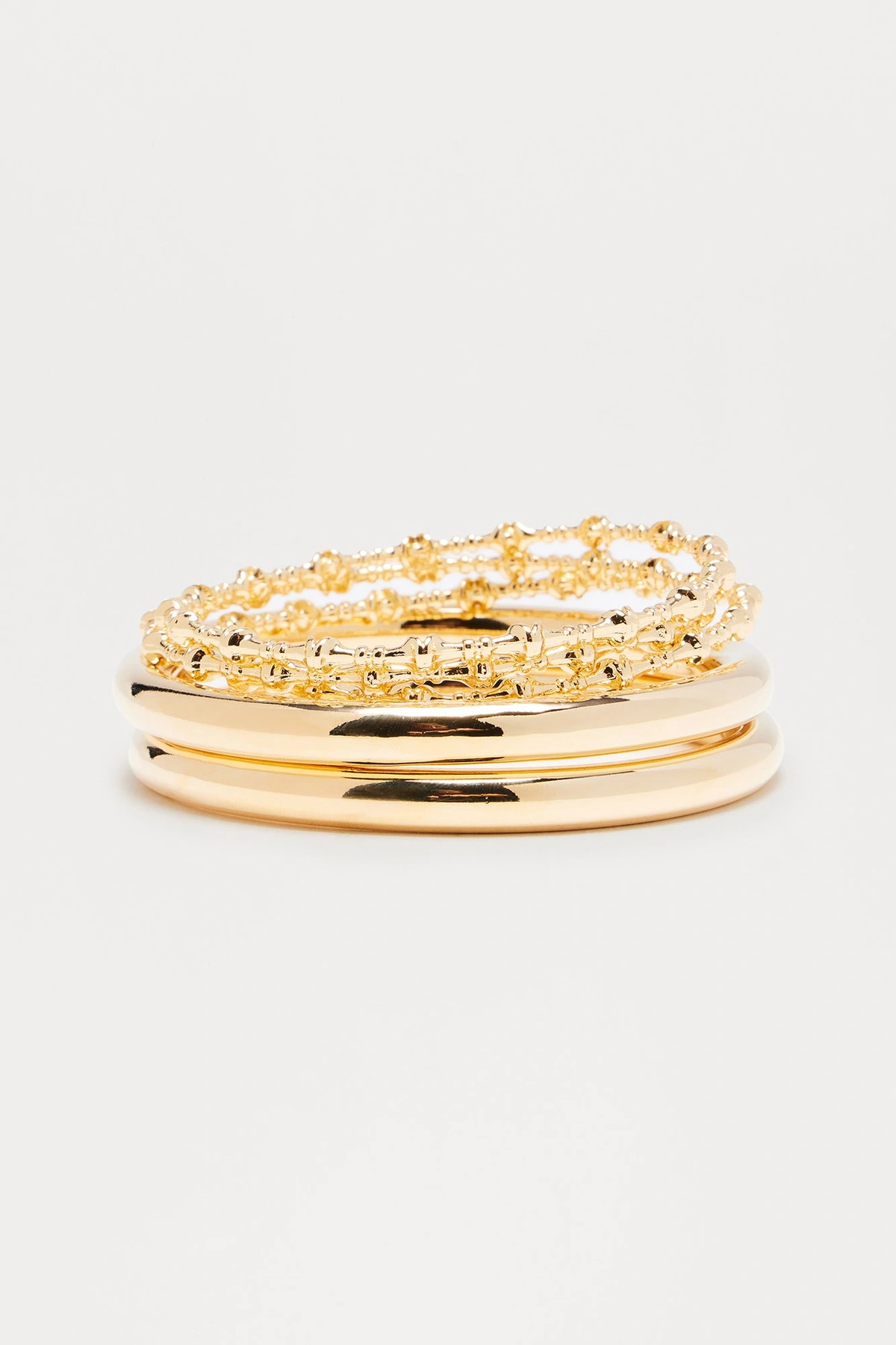 Polly 5 Piece Bangle Set - Gold — Dourado