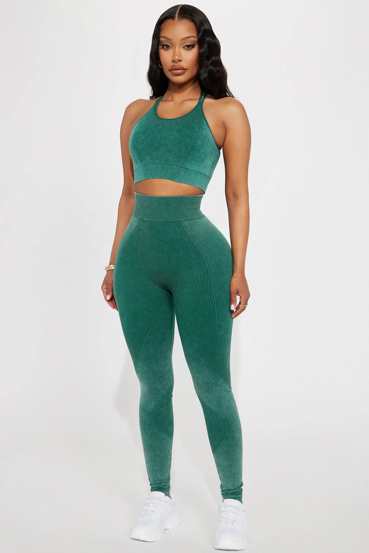 Stretch It Out Active Legging - Green — Verde