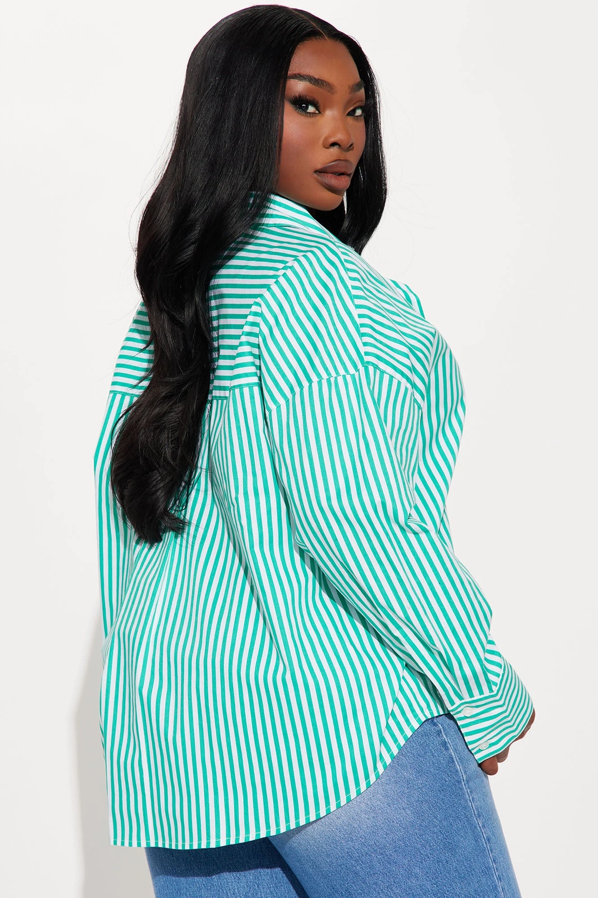 Newport Striped Shirt - Green/combo — Verde/combinação