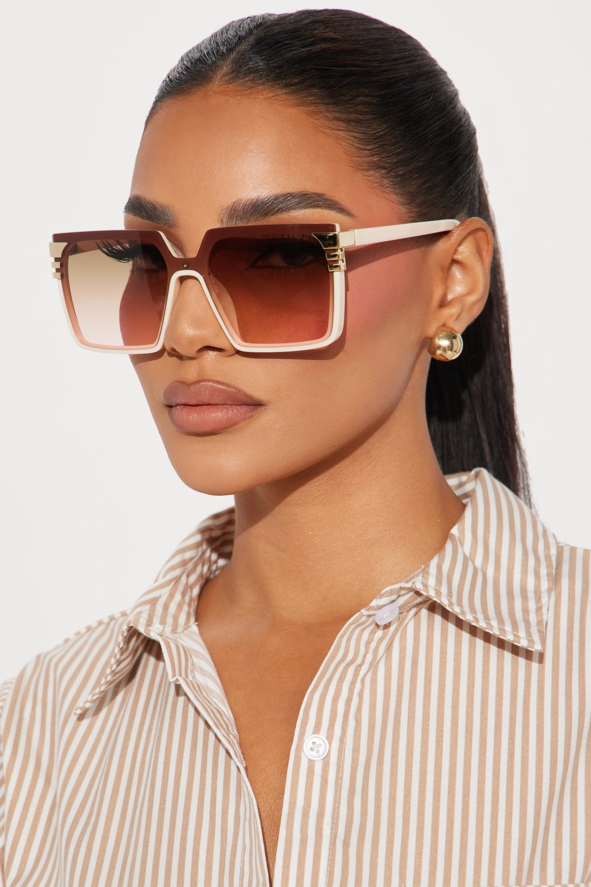 Cant Wait To Go Sunglasses - Nude — Nude