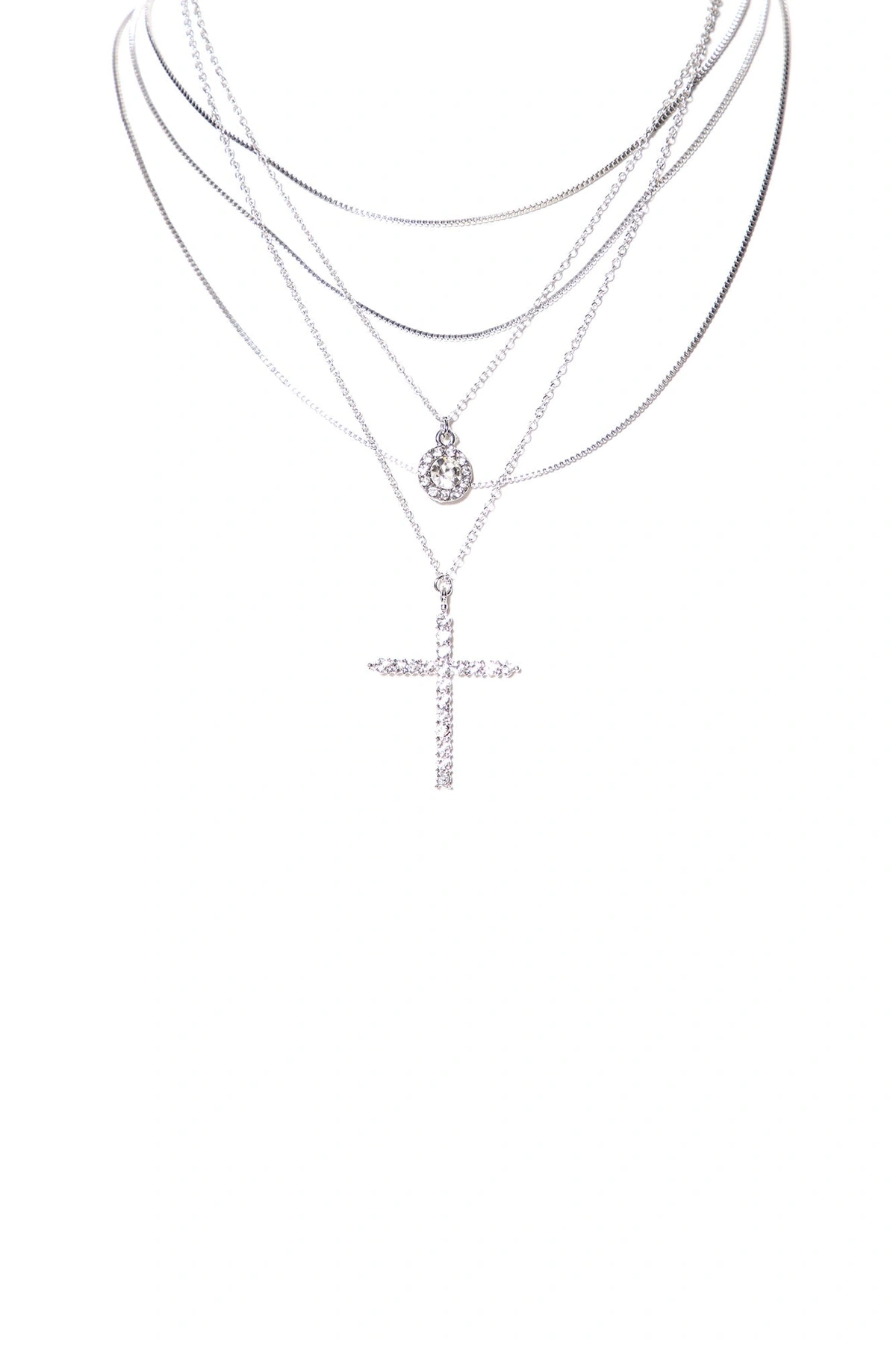 Lift Your Spirits Necklace - Silver — Prateado