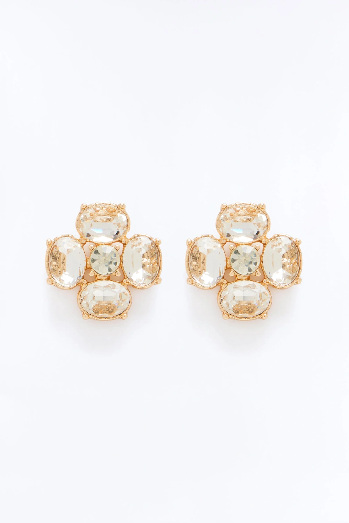 Shine Under The Sun Stud Earrings - Gold — Dourado