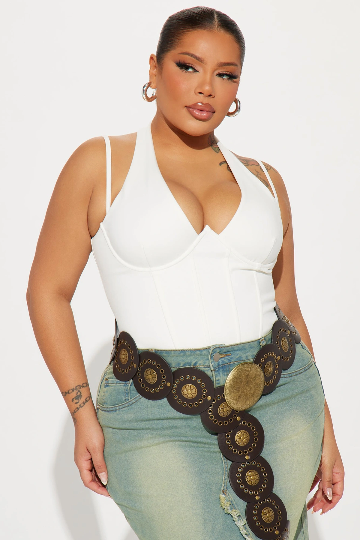 Bring It Back Boho Belt - Brown — Castanho