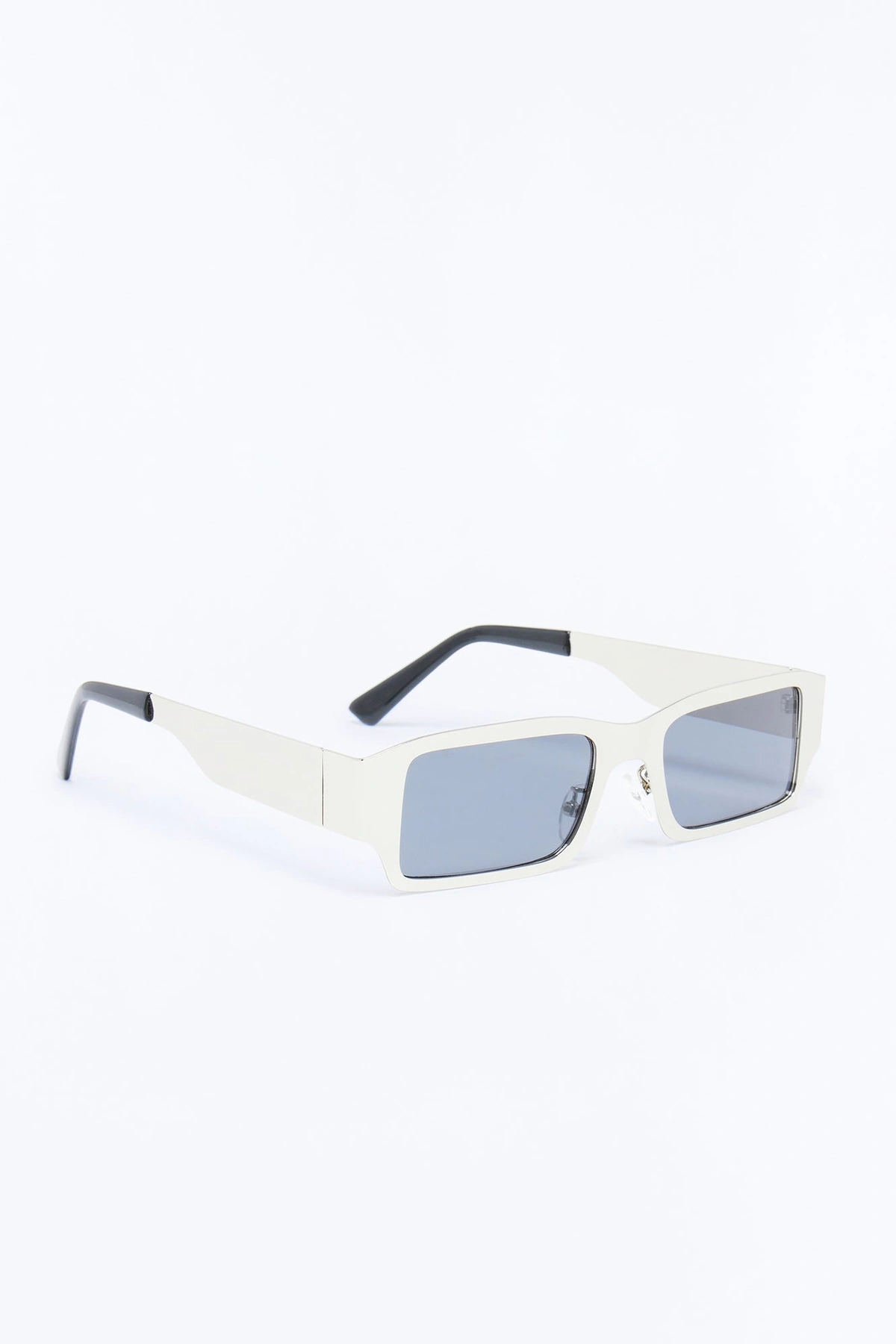 Statement Status Sunglasses - Silver — Prateado