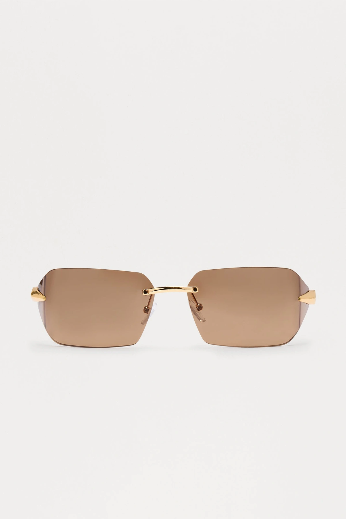 To The Next Level Square Sunglasses - Brown — Castanho