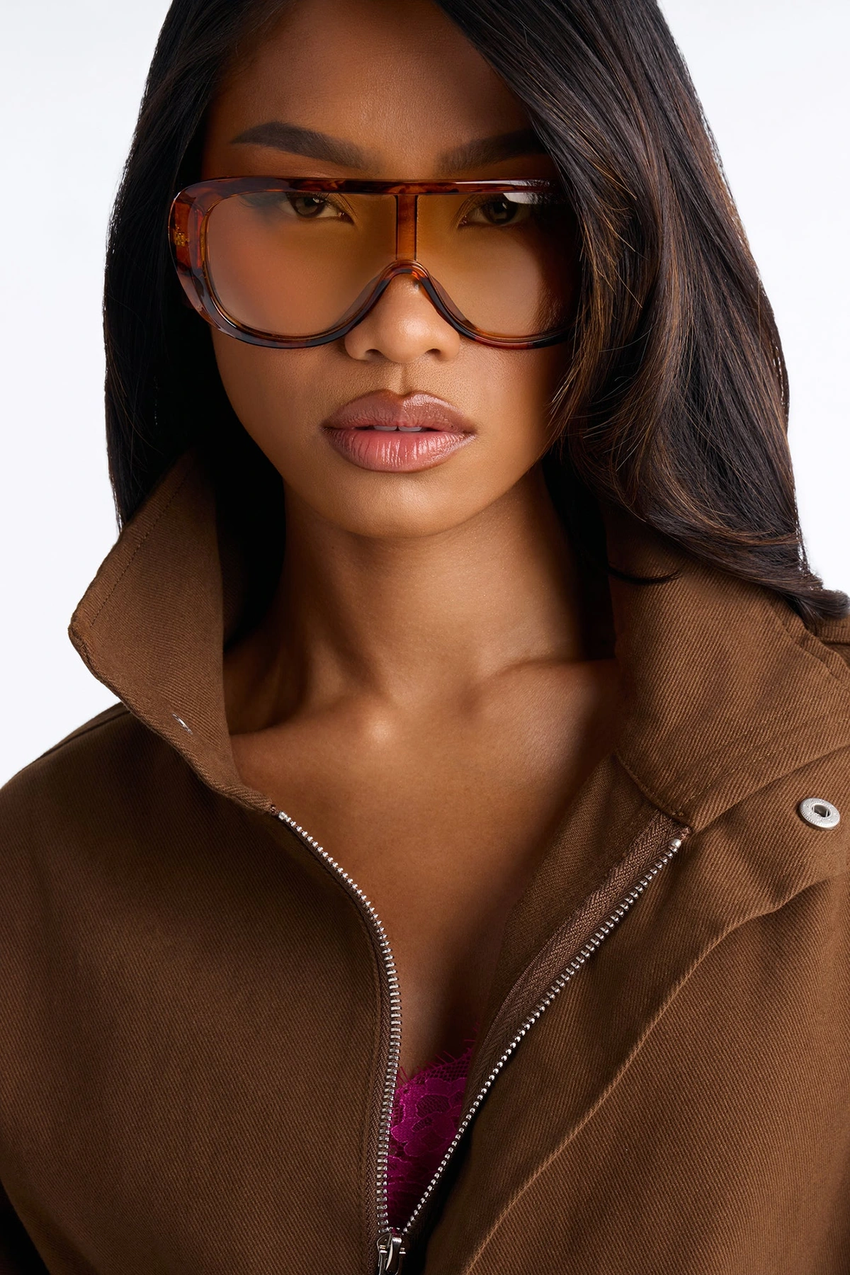 Kenzie Coded Sunglasses - Brown/combo — Castanho/combinação