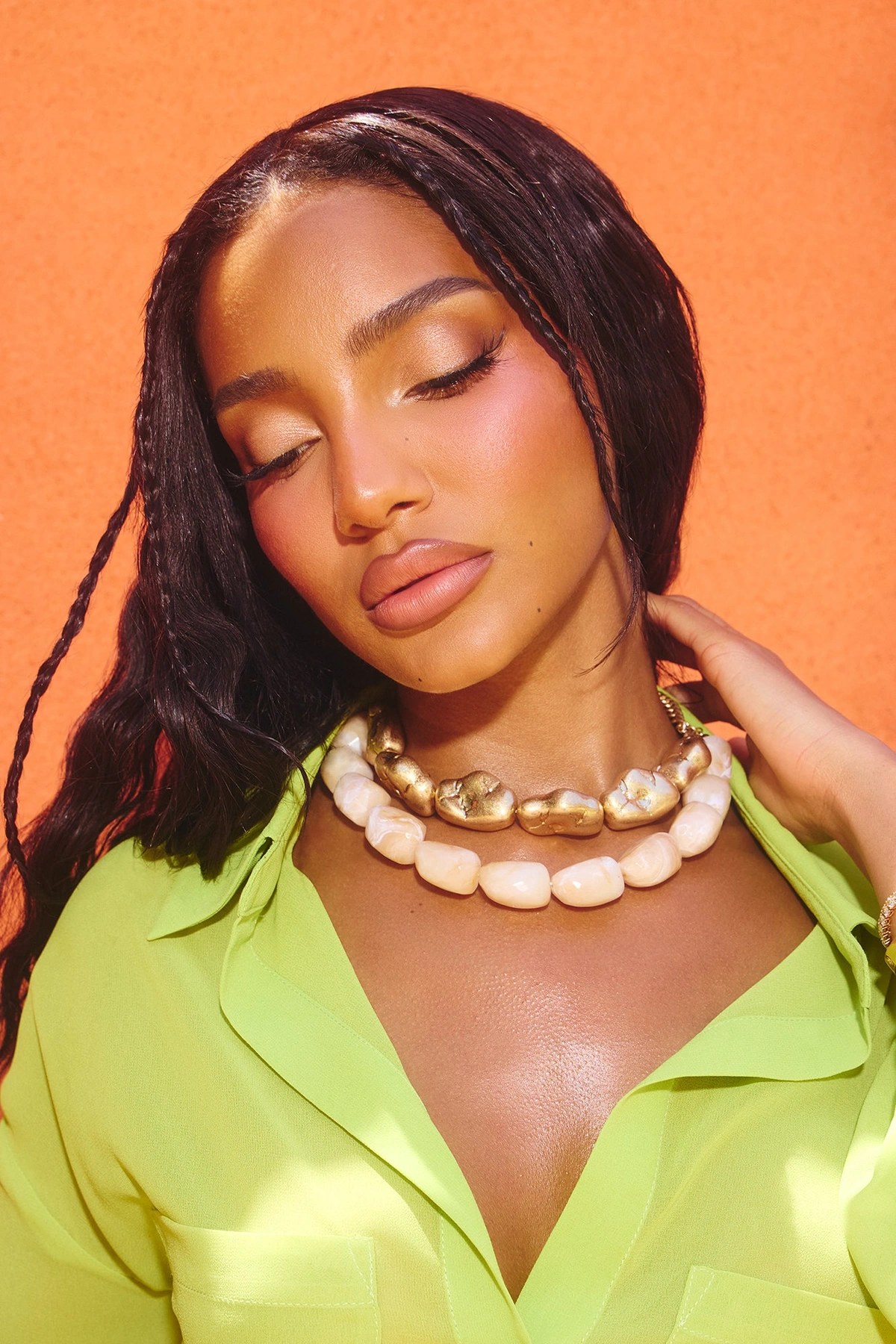 Sun Down Layered Necklace - Ivory/combo — Marfim/combinação