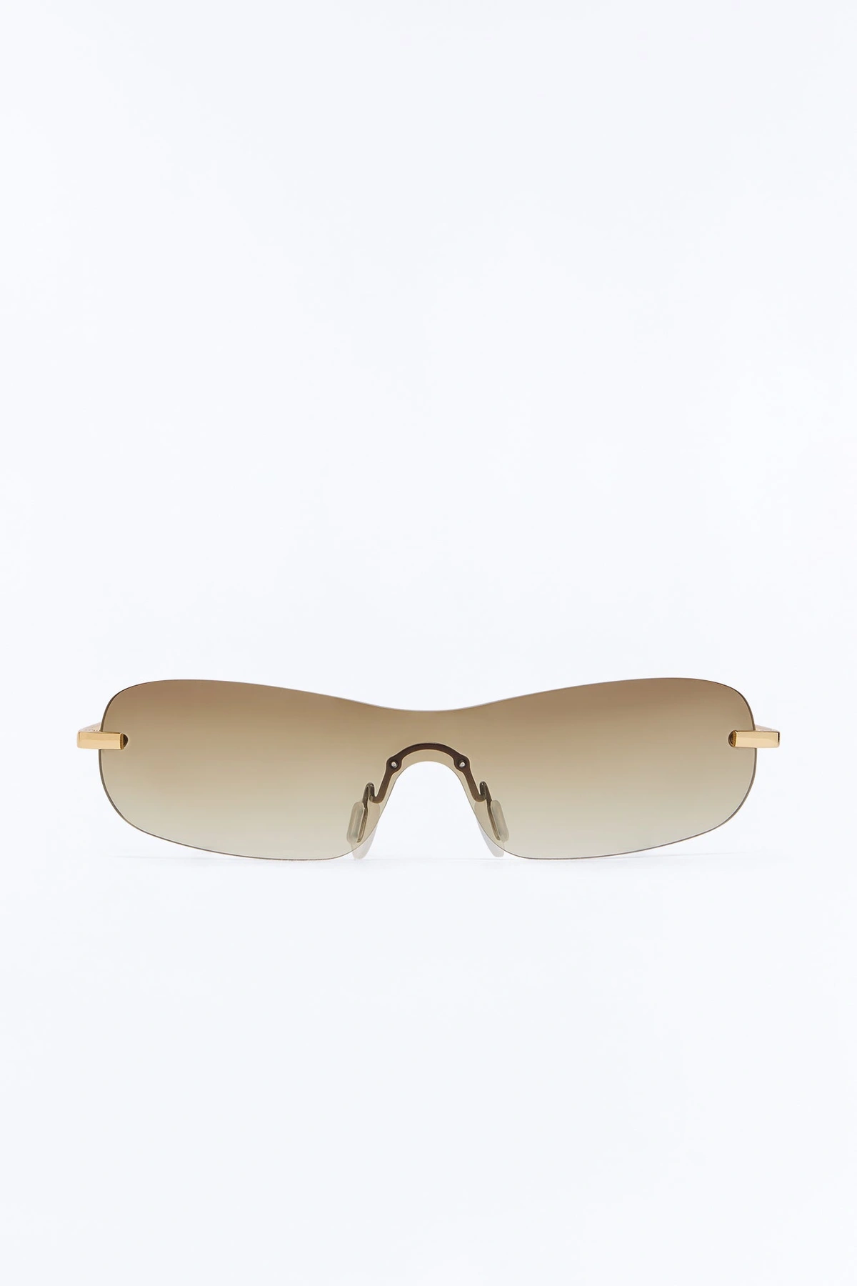 Baddie In Da Club Sunglasses - Brown — Castanho