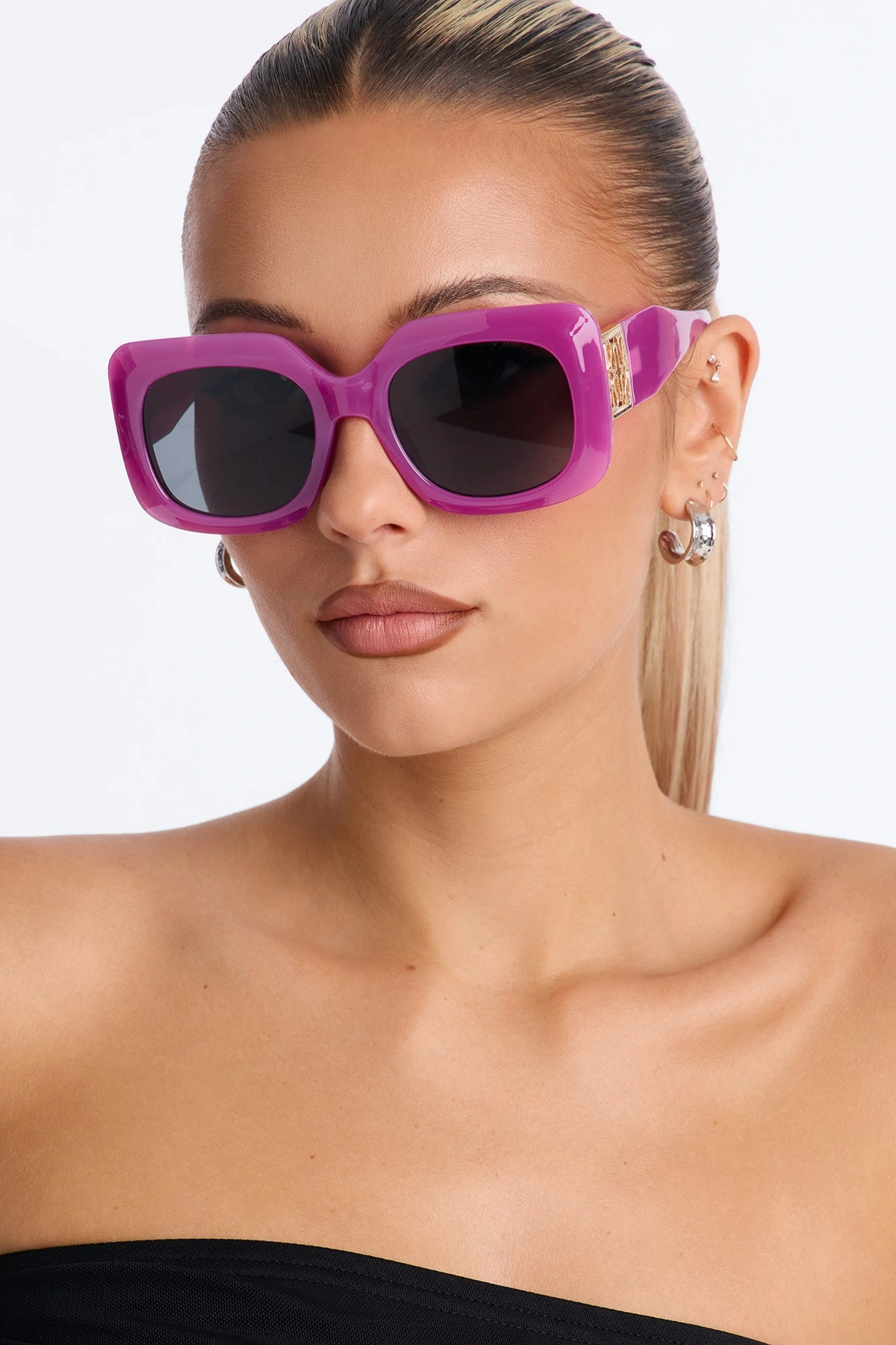 Sun And Ray Sunglasses - Pink — Rosa