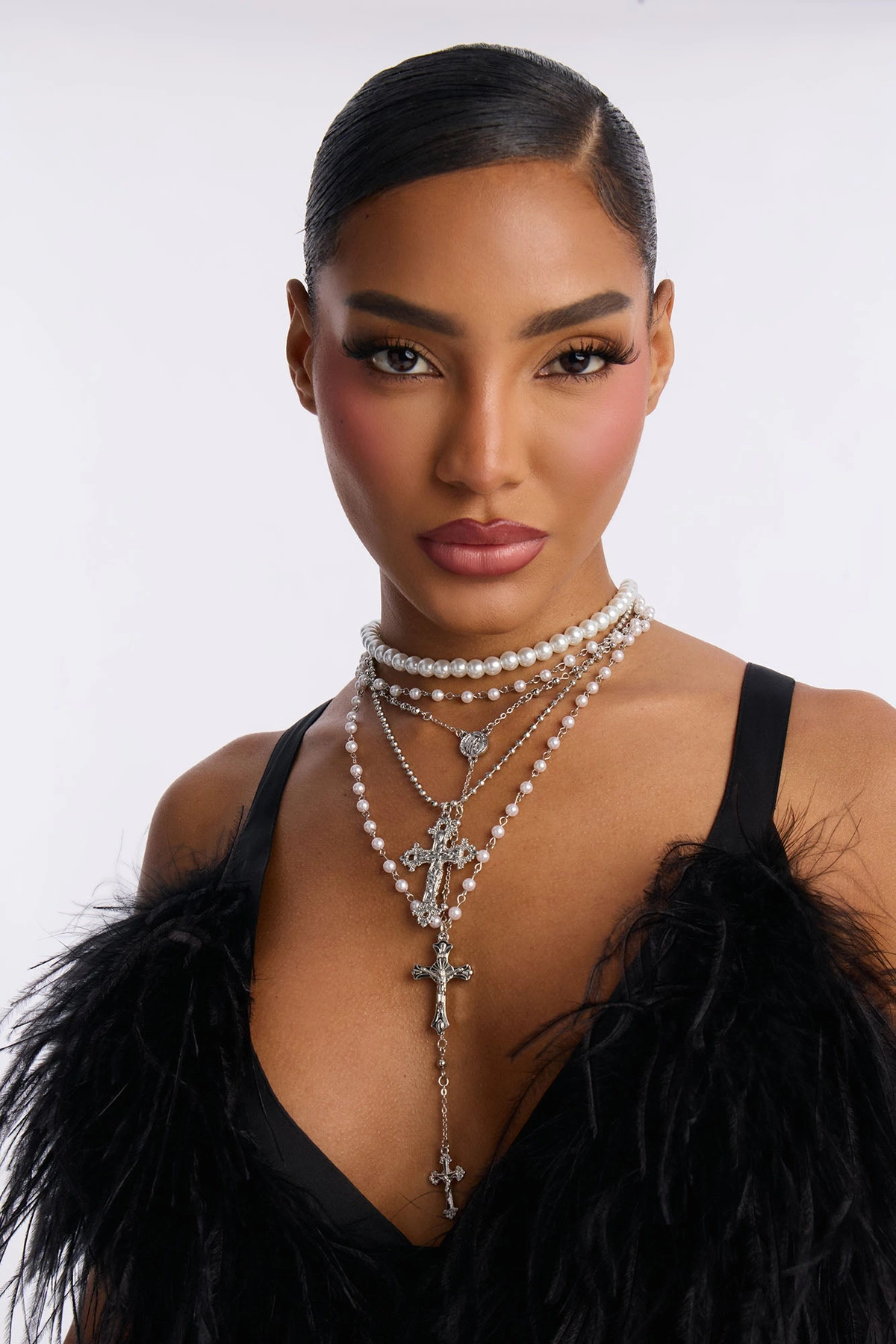 Closer To Heaven Layered Necklace - Silver — Prateado