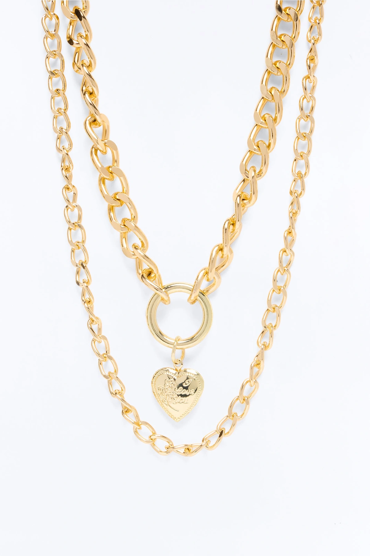 Love Like Us Layered Necklace - Gold — Dourado