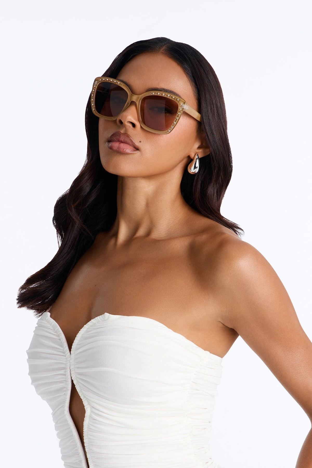 Ms Have It All Sunglasses - Brown — Castanho