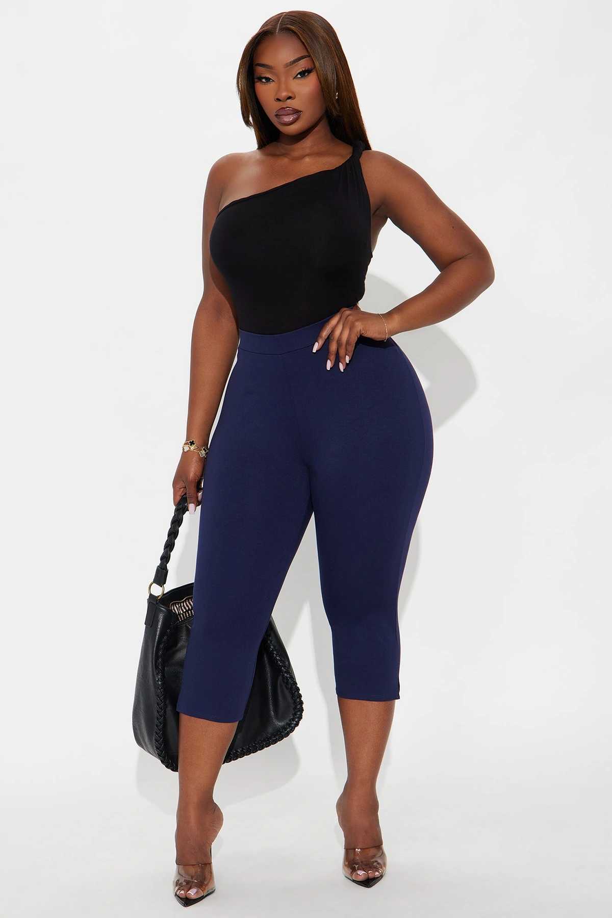 All My Potentials Capri Legging - Navy — Azul-marinho