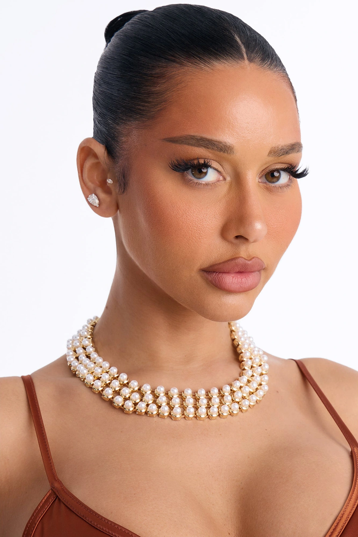 Feeling Lucky Pearl Choker - Gold/combo — Dourado/combinação