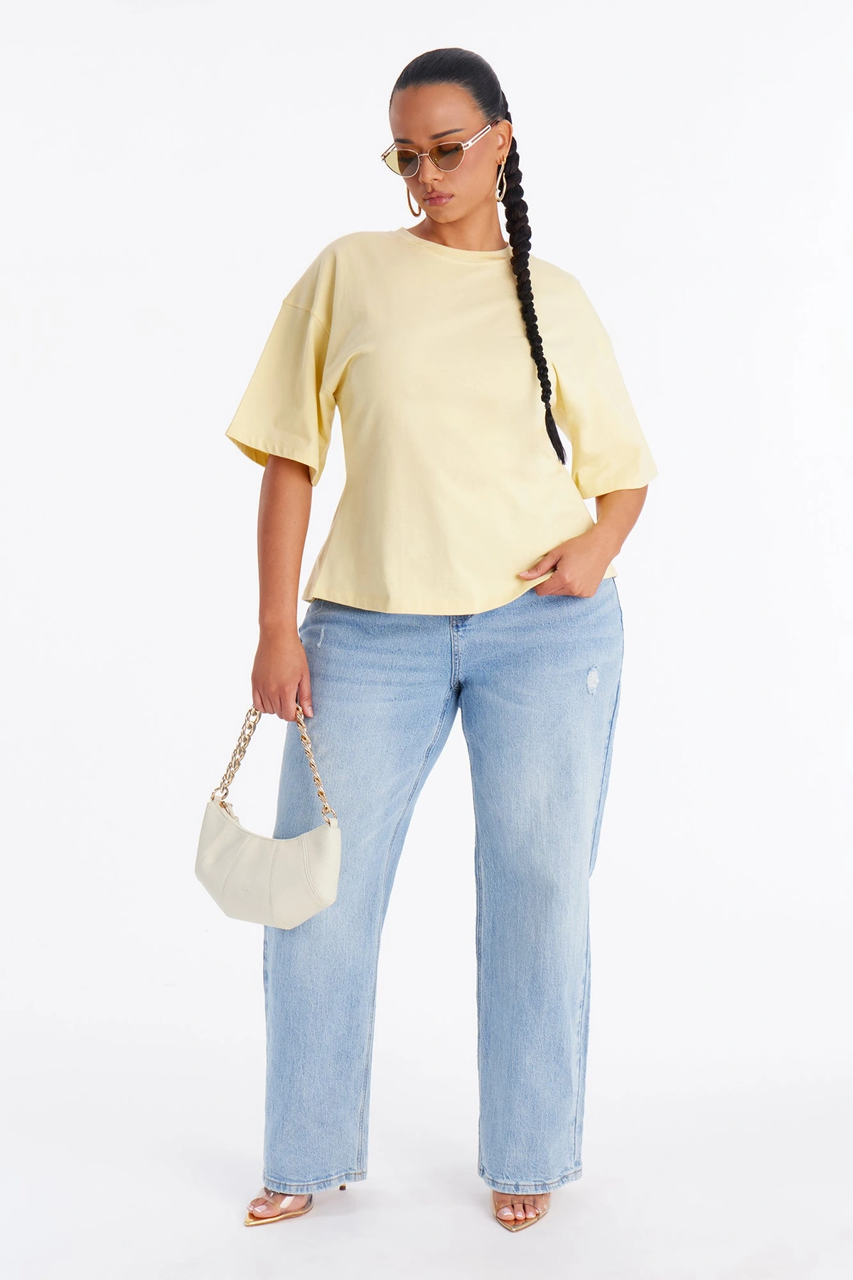 Jayden Fitted T-Shirt - Butter Yellow — Butter Amarelo