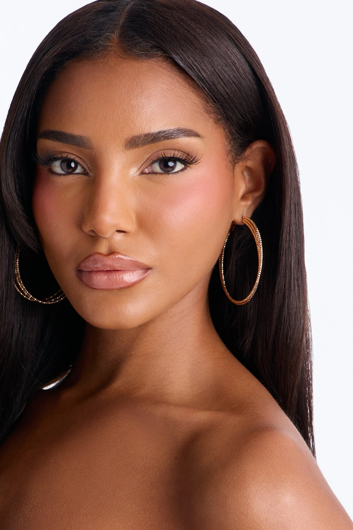 Unknown Act 6 Pair Multi Earrings Set - Gold — Dourado