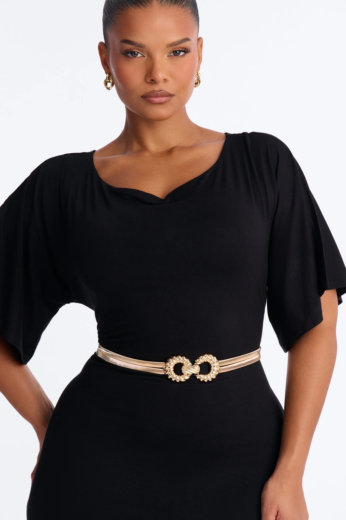 Hooked On You Chain Belt - Gold — Dourado